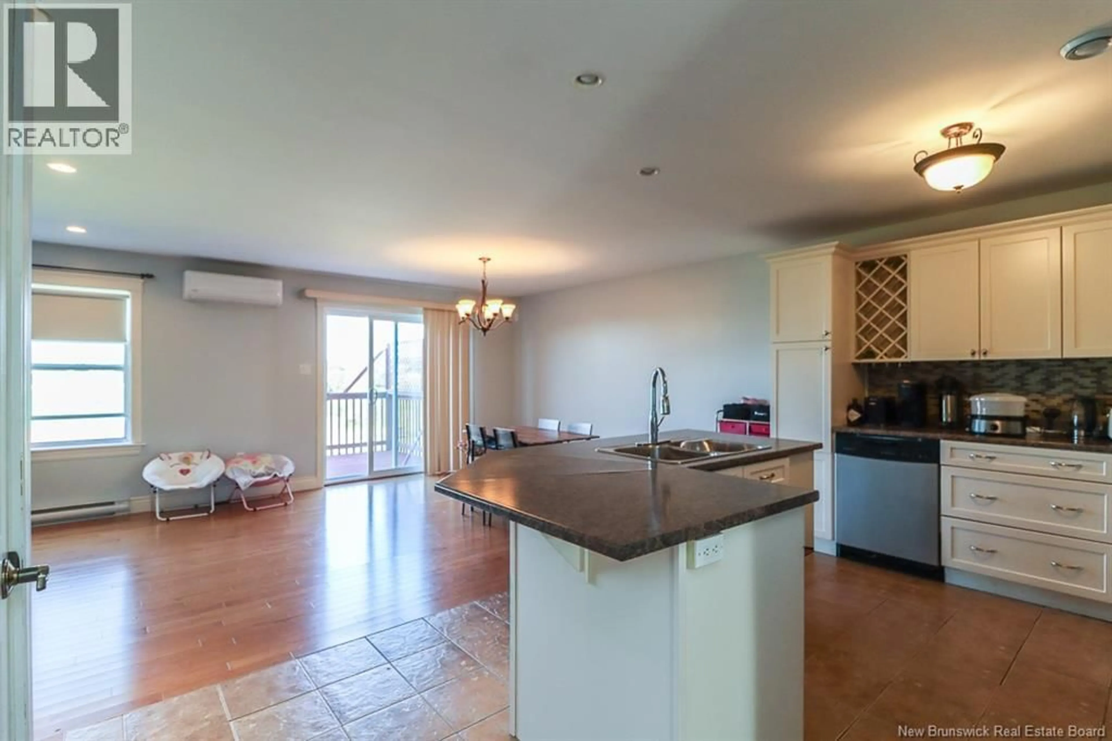 Open concept kitchen, ceramic/tile floor for 62 FOLEY COURT, Saint John New Brunswick E2J1B9