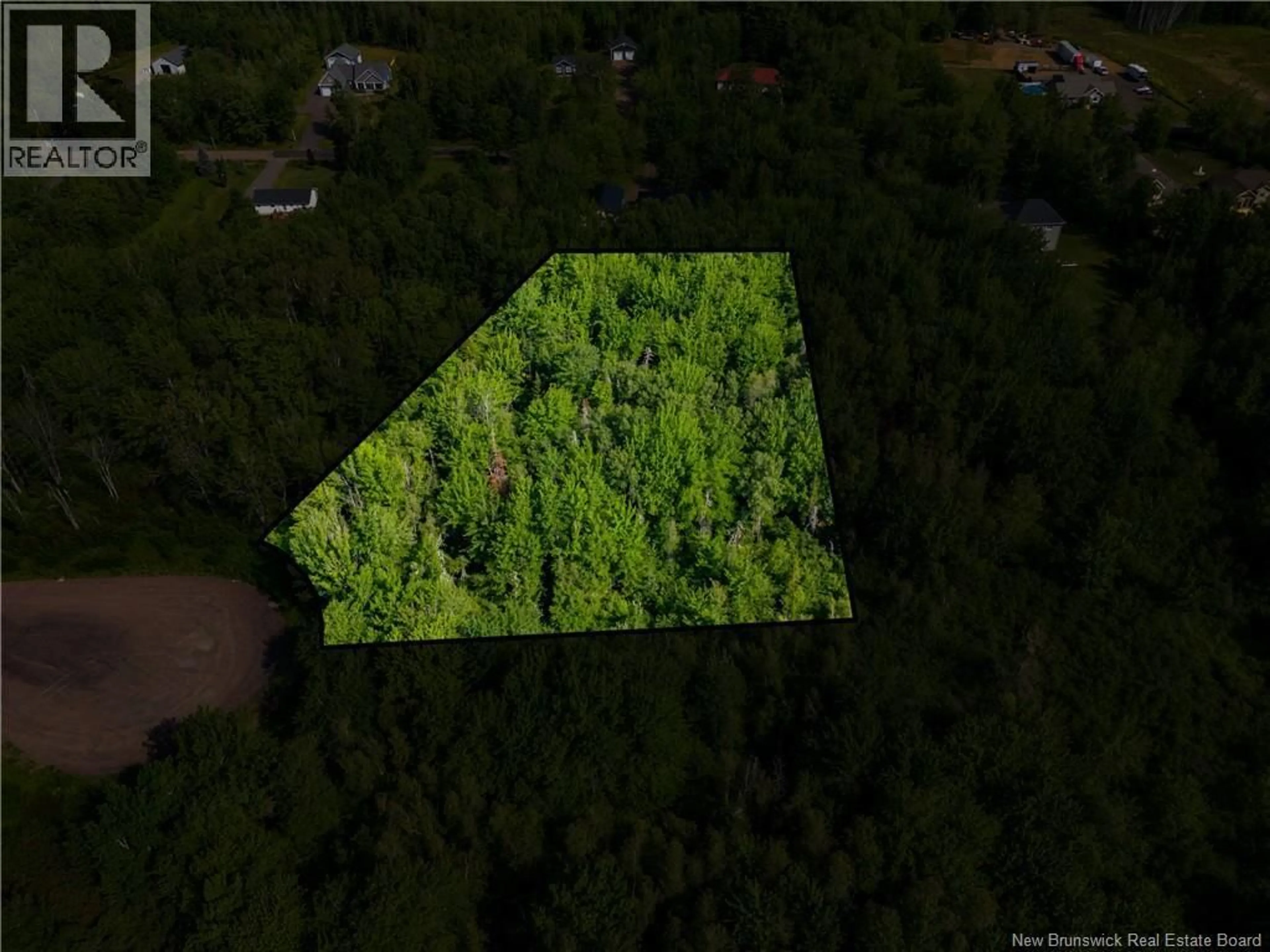 A pic from outside/outdoor area/front of a property/back of a property/a pic from drone, forest/trees view for DES GAMINS STREET, Lakeville New Brunswick E1H0J7