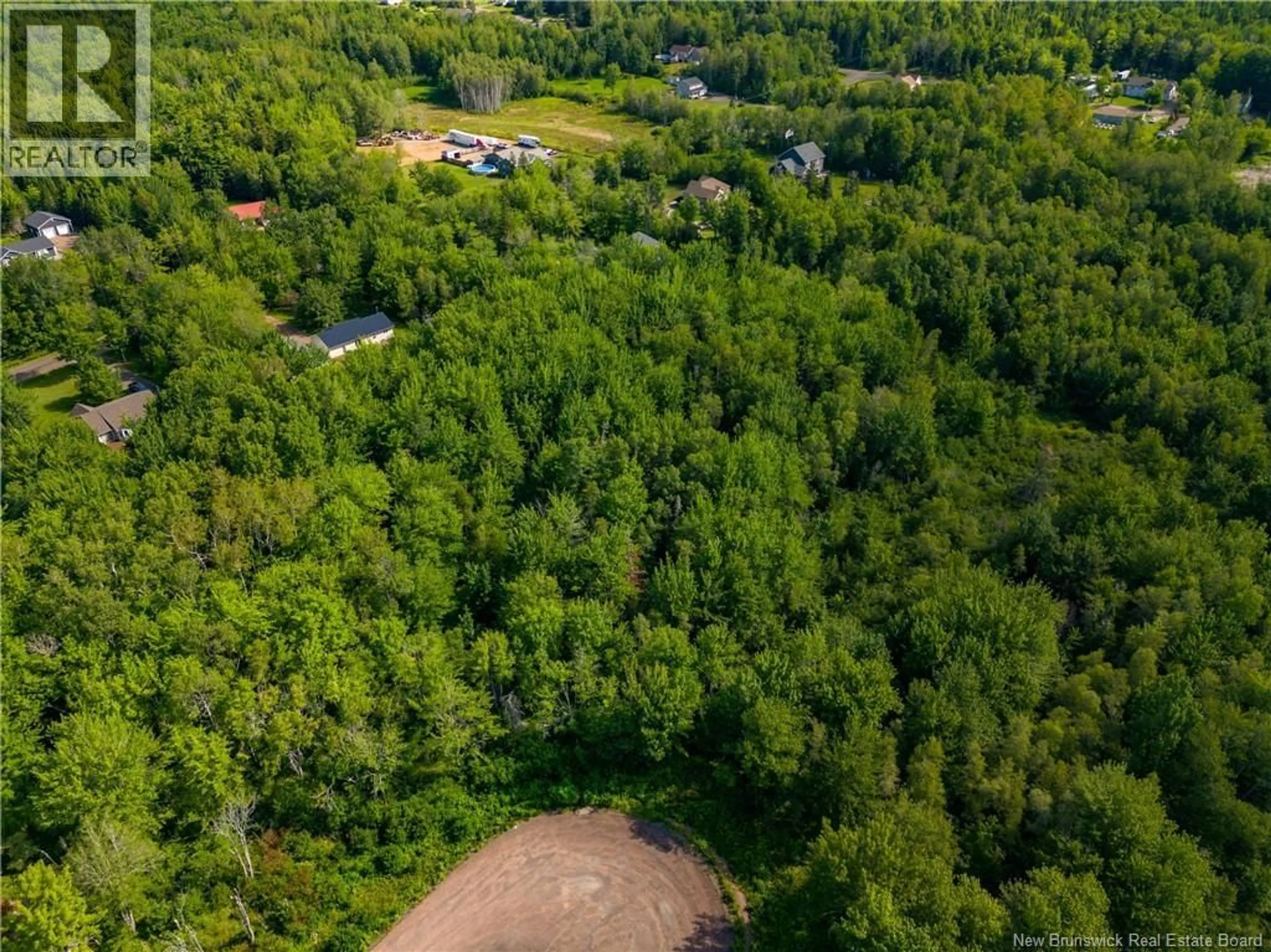 A pic from outside/outdoor area/front of a property/back of a property/a pic from drone, forest/trees view for DES GAMINS STREET, Lakeville New Brunswick E1H0J7