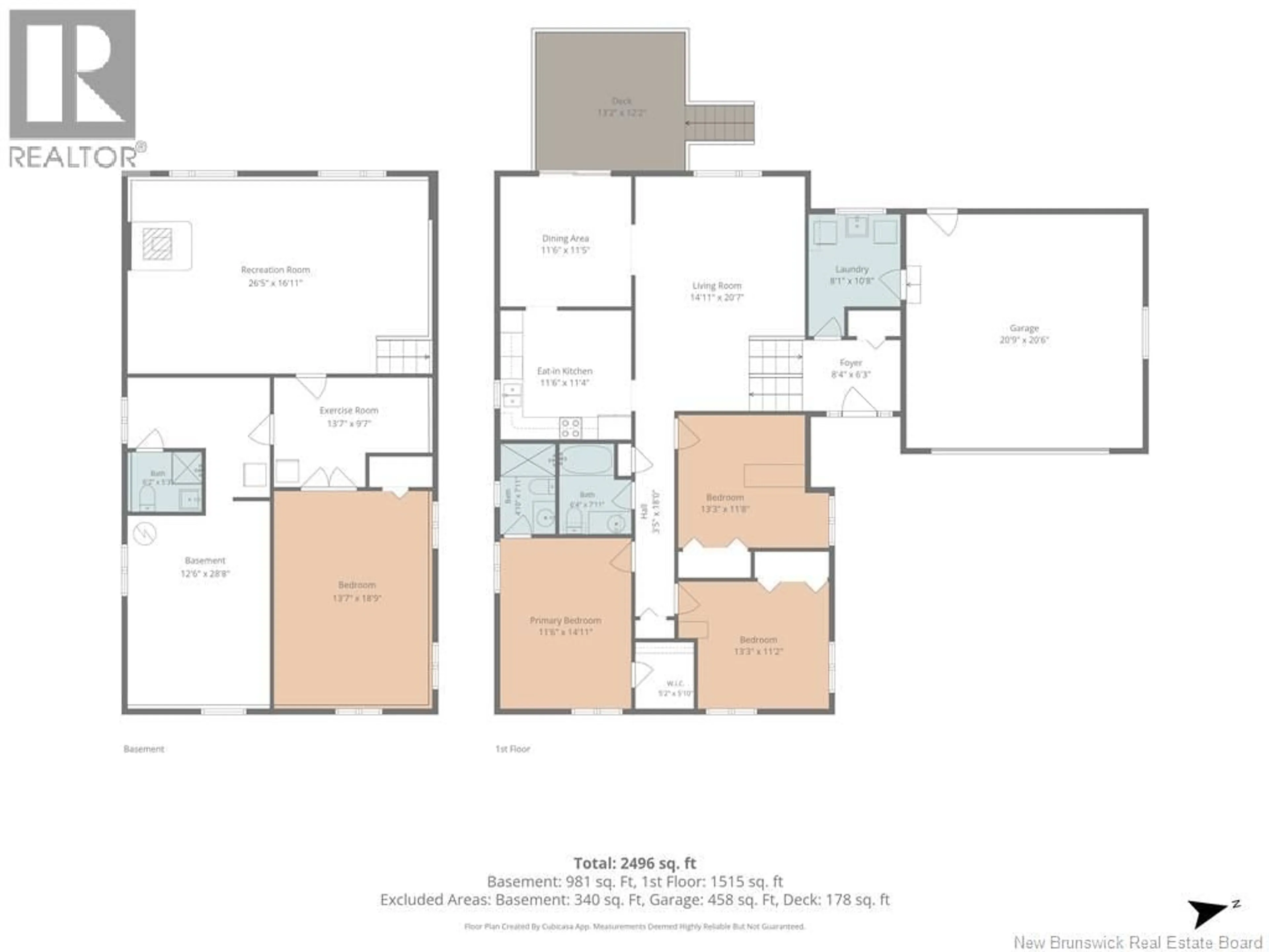 Floor plan for 5 BEL-AIR DRIVE, Rothesay New Brunswick E2E4Y1