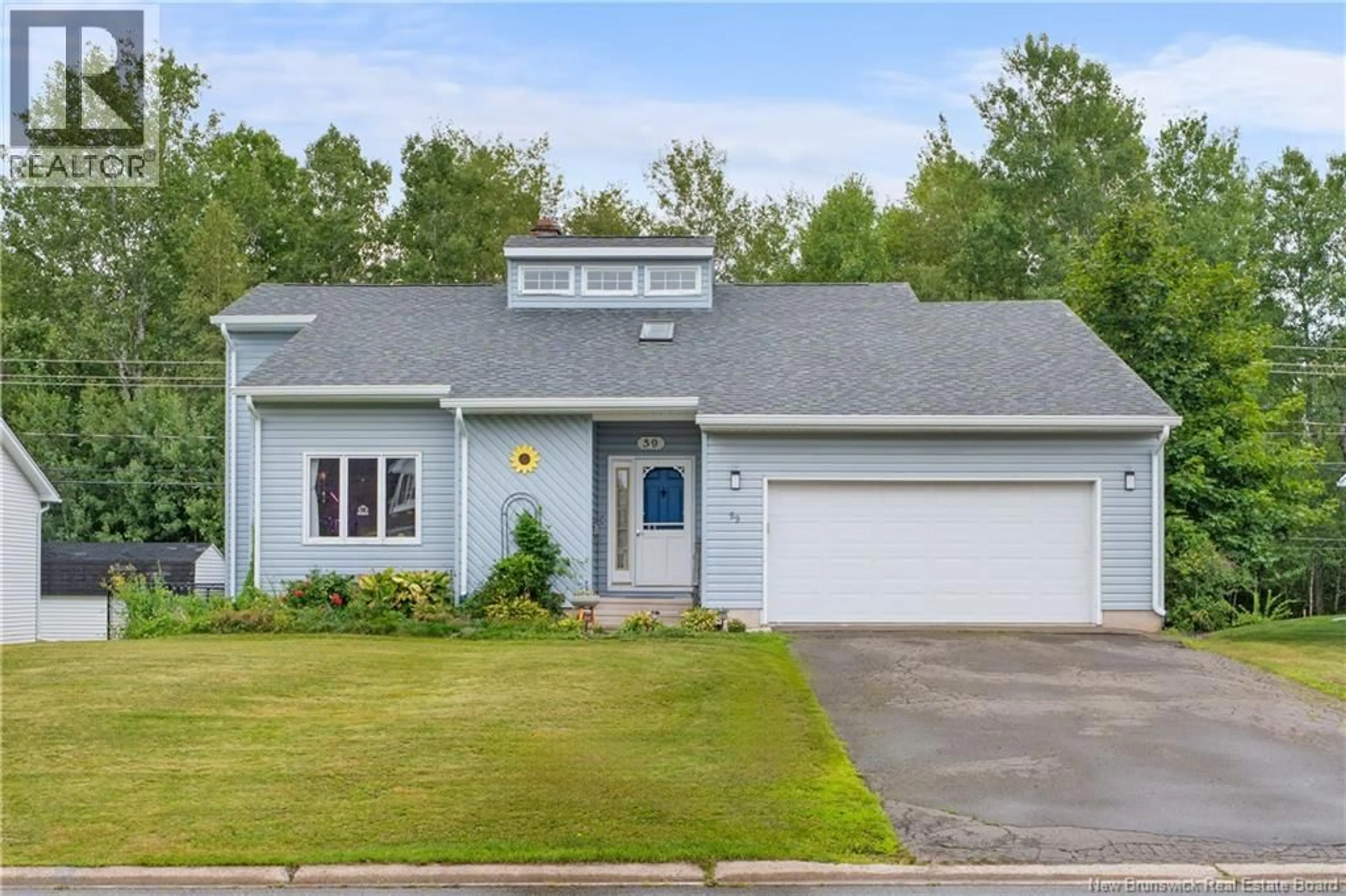 Home with vinyl exterior material, street for 59 MCDOWELL AVENUE, Riverview New Brunswick E1B4K6