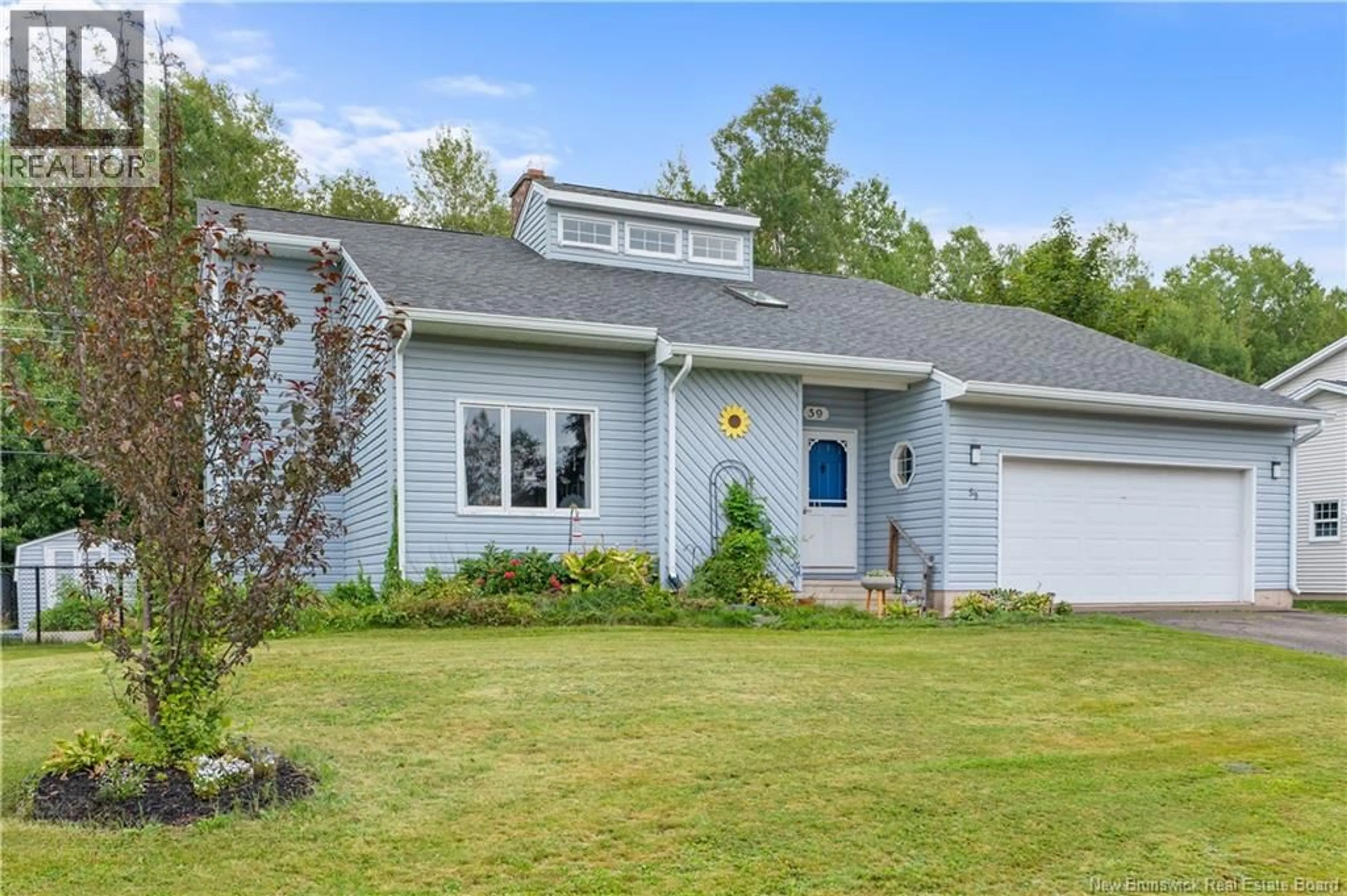 Home with vinyl exterior material, street for 59 MCDOWELL AVENUE, Riverview New Brunswick E1B4K6