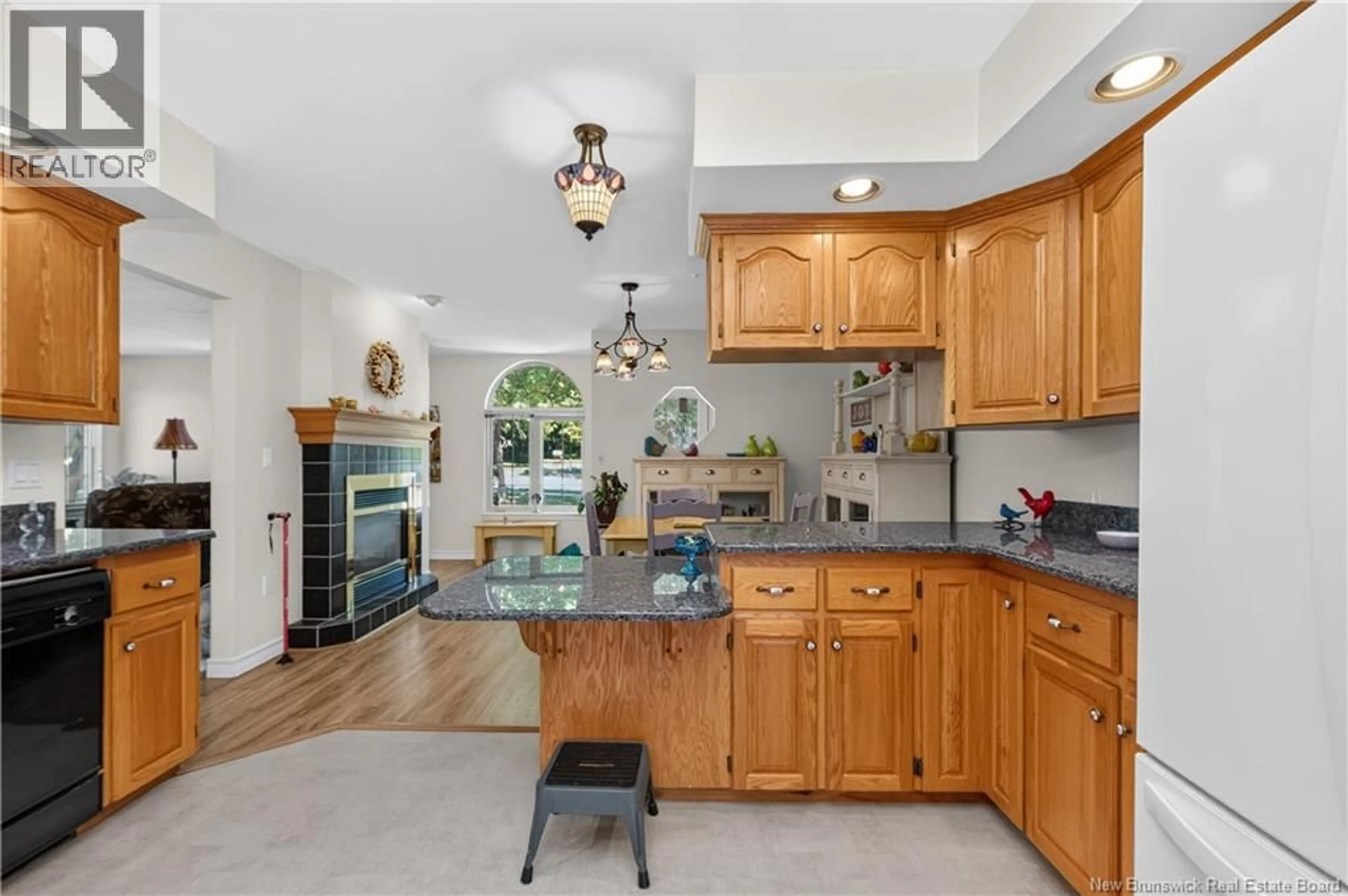 Open concept kitchen, ceramic/tile floor for A - 61 PRINCE WILLIAM ST, St. Stephen New Brunswick E3L1S5