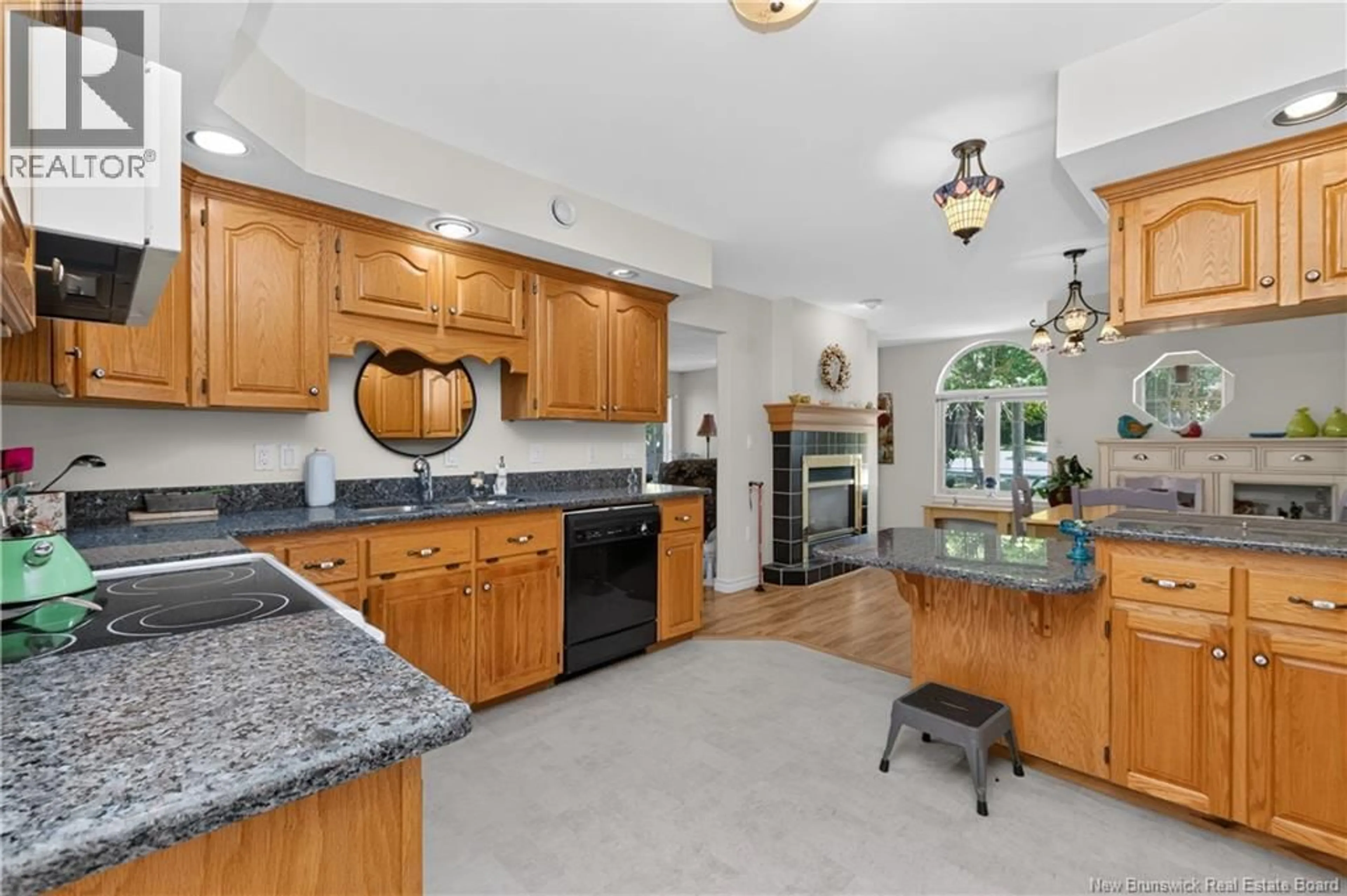 Open concept kitchen, ceramic/tile floor for A - 61 PRINCE WILLIAM ST, St. Stephen New Brunswick E3L1S5
