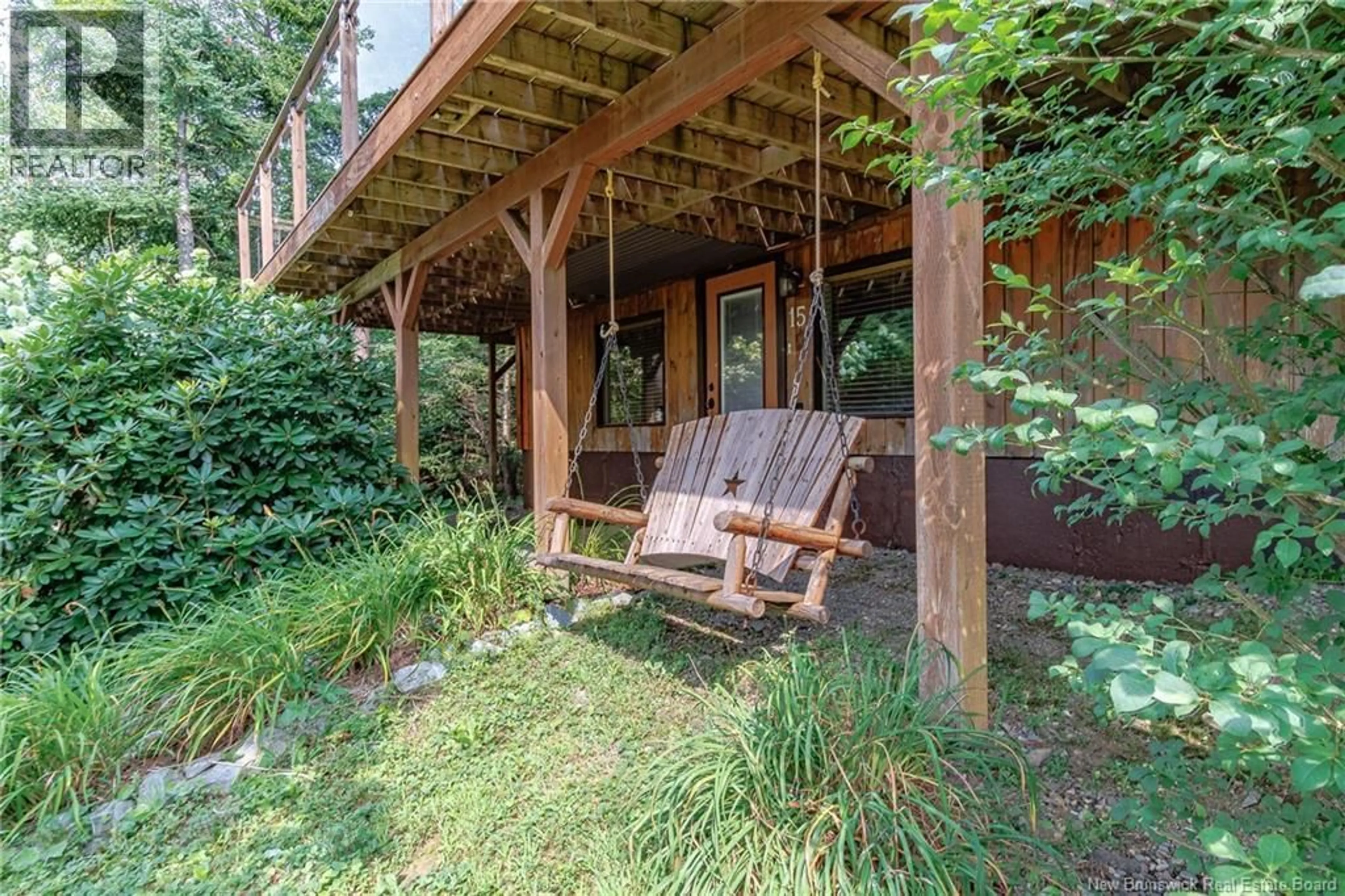 Patio, forest/trees view for 15 TILSLEY PLACE, Grand Bay-Westfield New Brunswick E5K2K5
