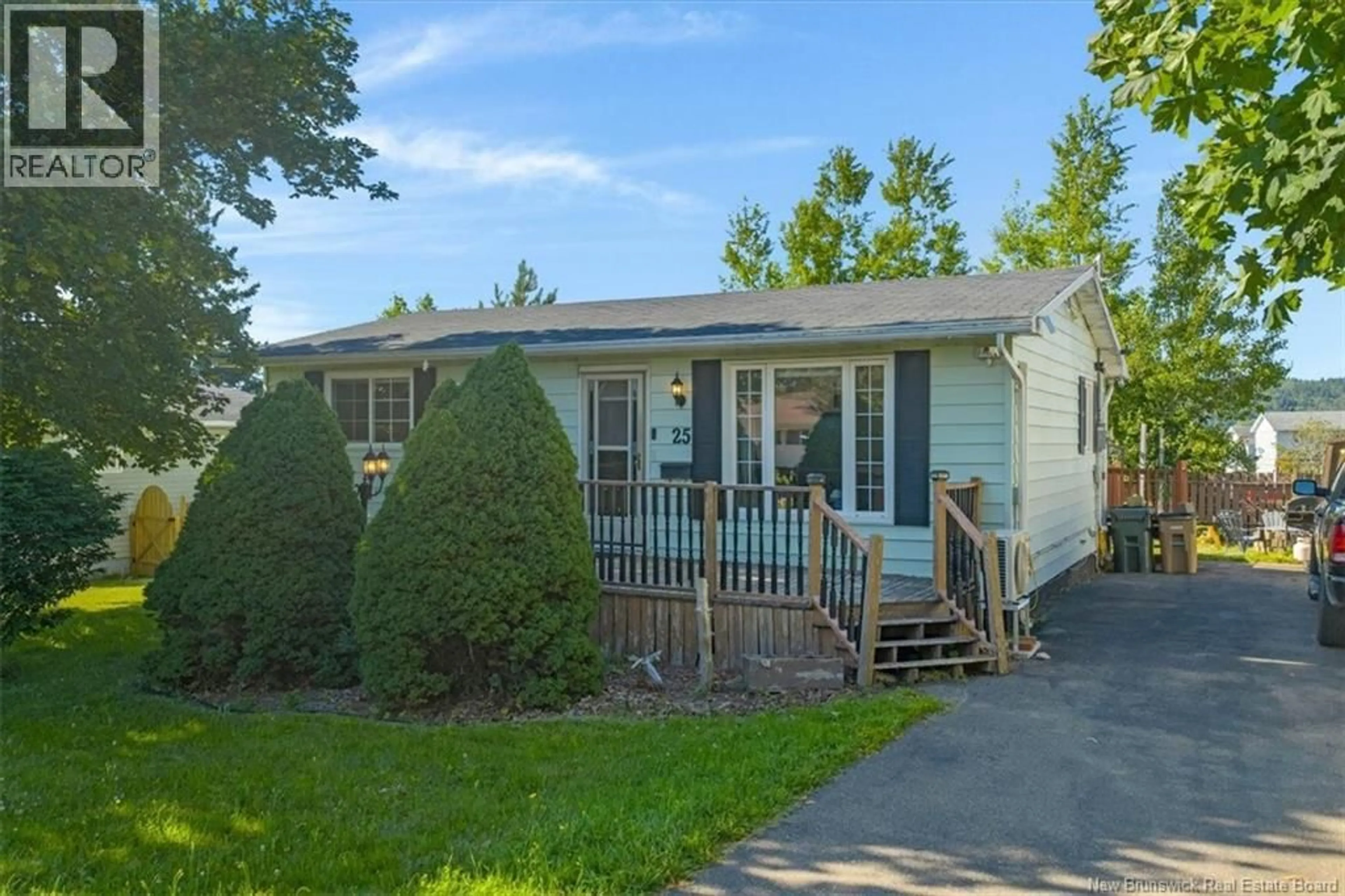Home with vinyl exterior material, street for 25 PARKHILL DRIVE, Saint John New Brunswick E2J2V3