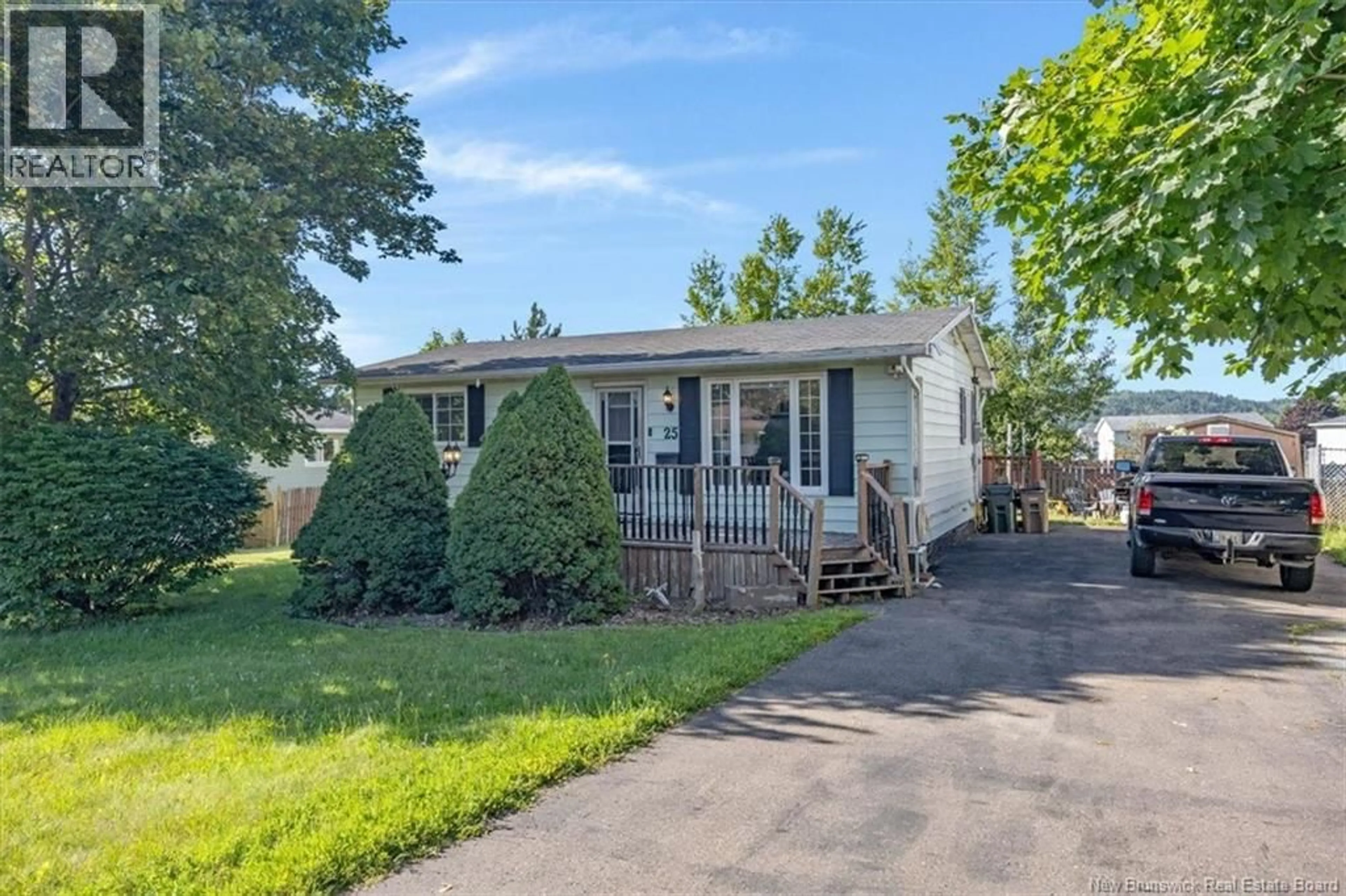 Home with vinyl exterior material, street for 25 PARKHILL DRIVE, Saint John New Brunswick E2J2V3