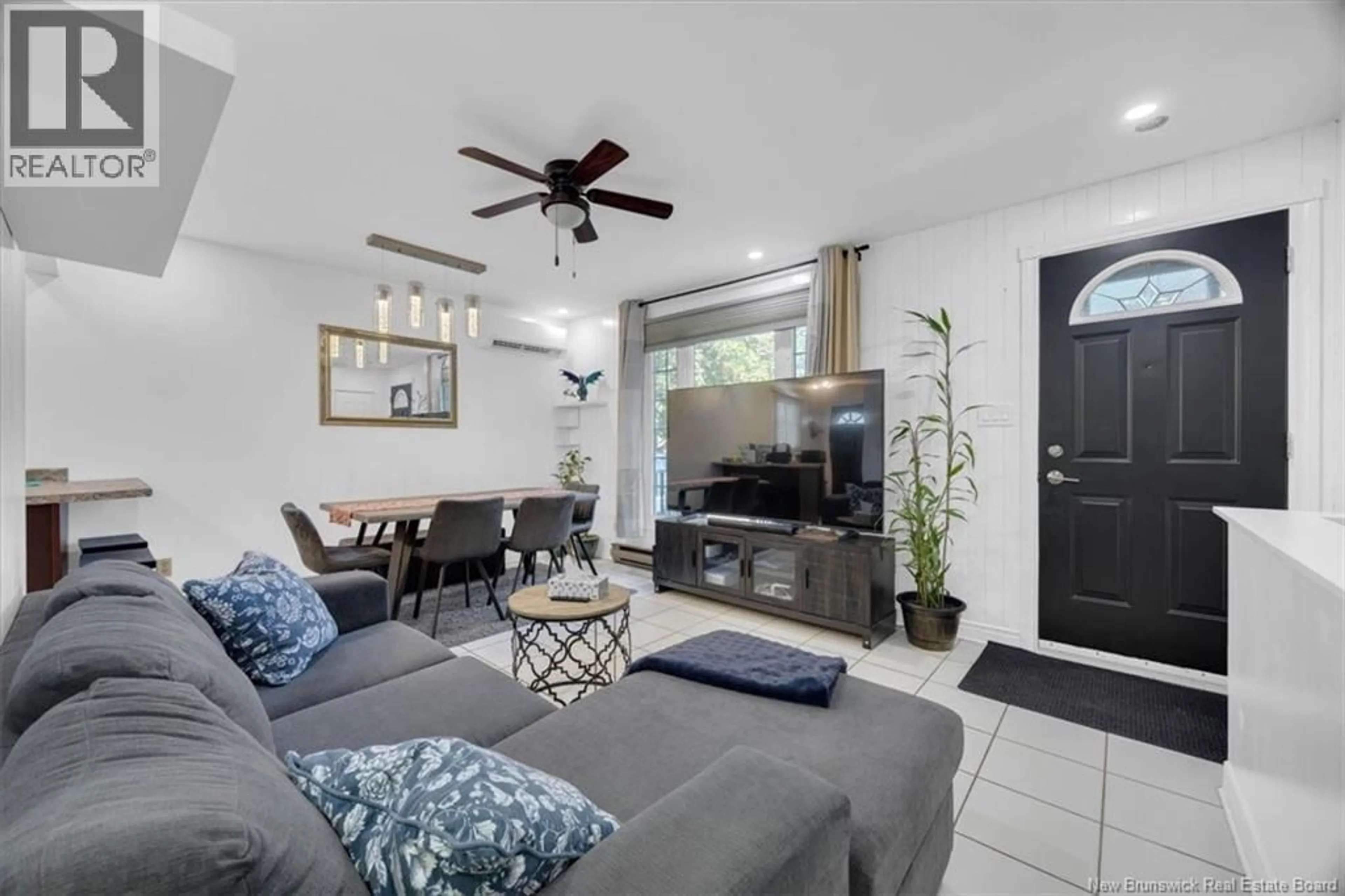 Living room with furniture, ceramic/tile floor for 25 PARKHILL DRIVE, Saint John New Brunswick E2J2V3