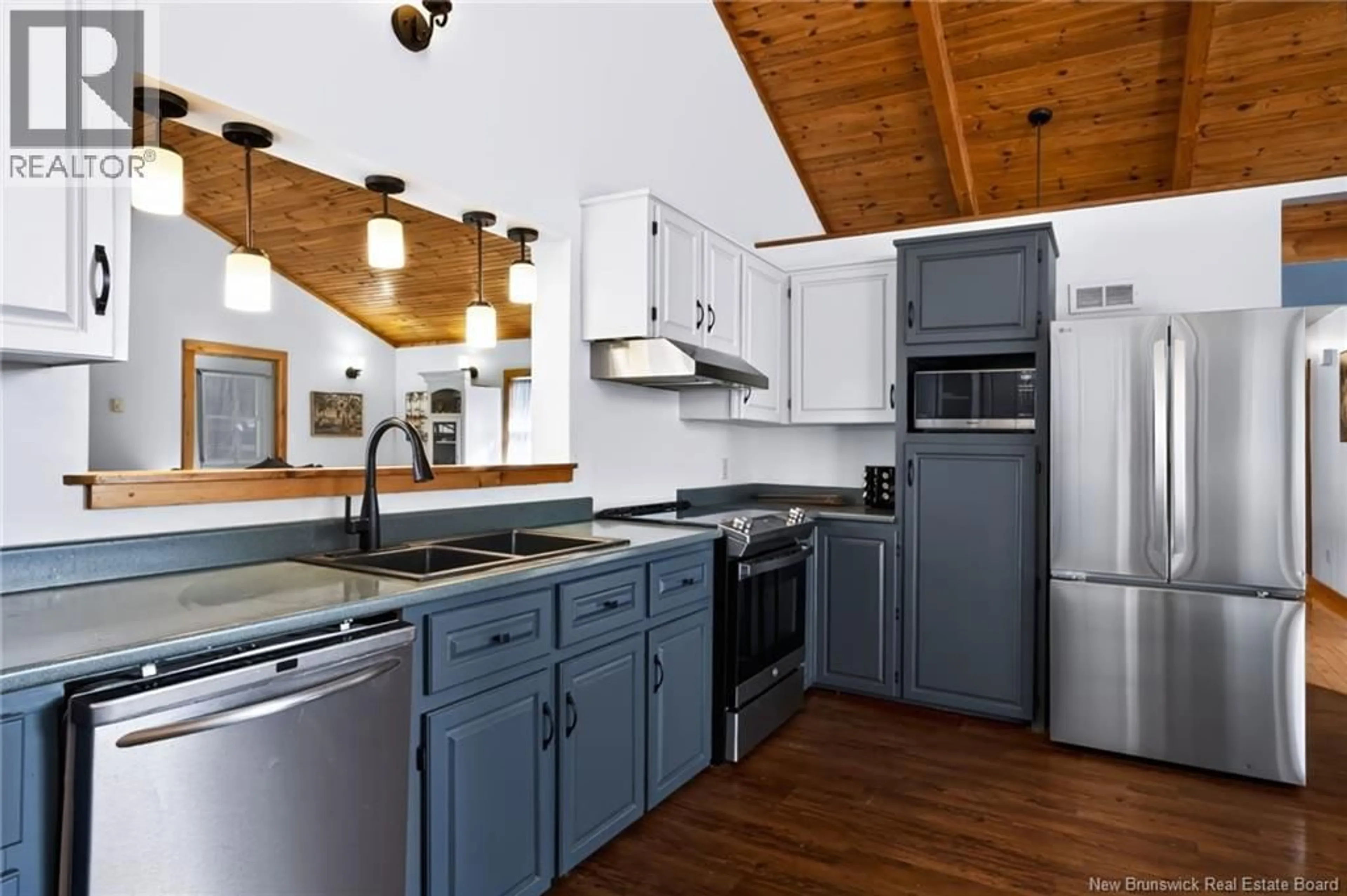 Open concept kitchen, wood/laminate floor for 1732 ROUTE 845, Clifton Royal New Brunswick E5S2J6
