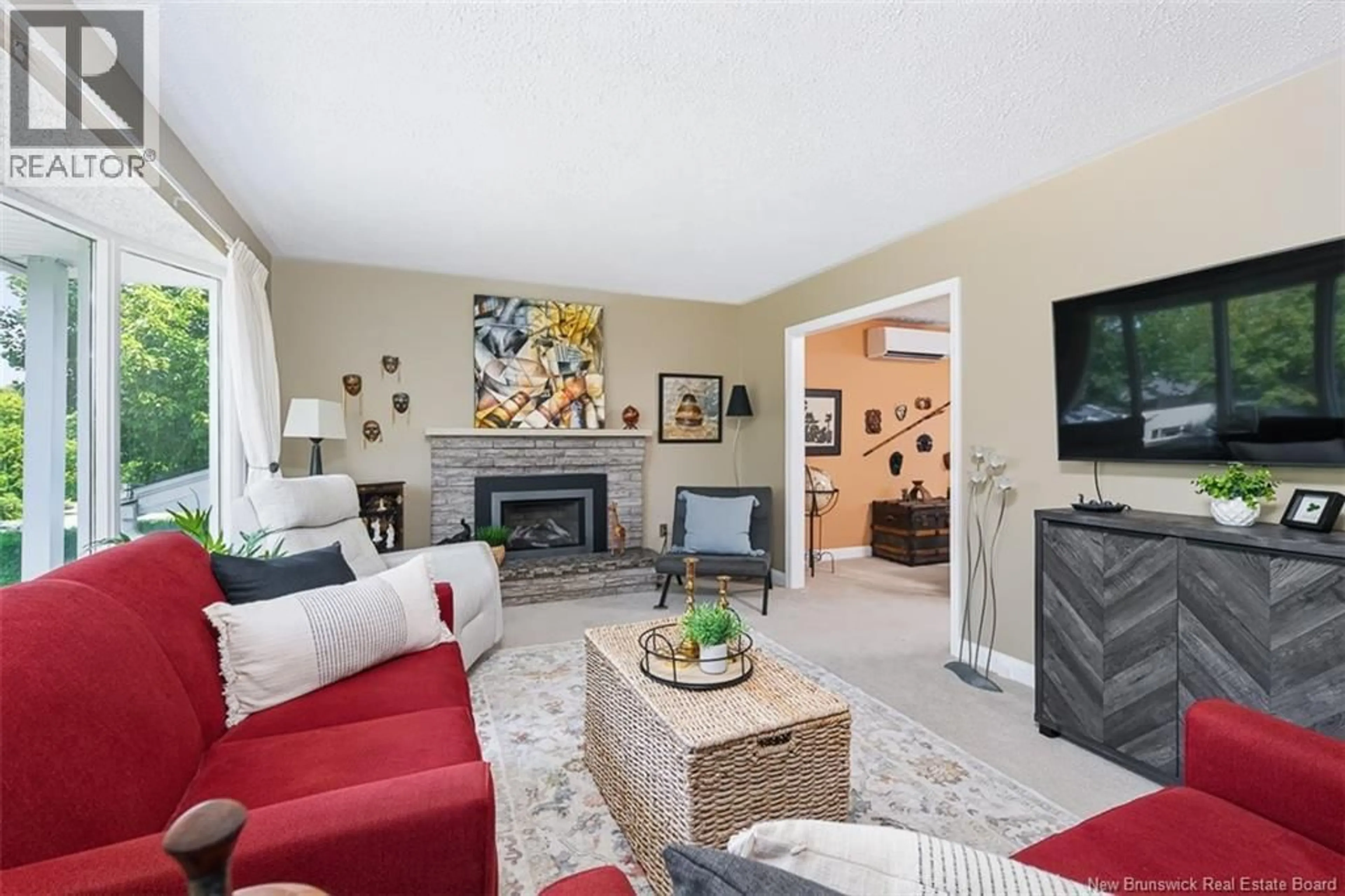 Living room with furniture, unknown for 32 TULIP STREET, Fredericton New Brunswick E3C1L2
