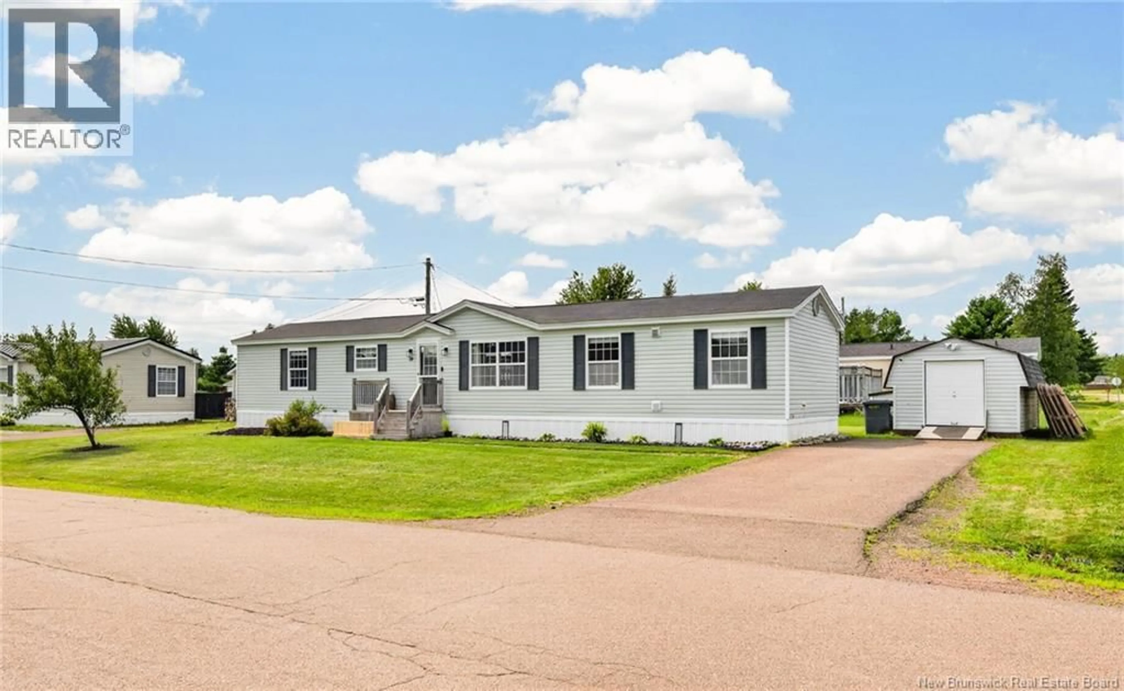 Home with vinyl exterior material, street for 19 VERCASCA COURT, Moncton New Brunswick E1H3P9