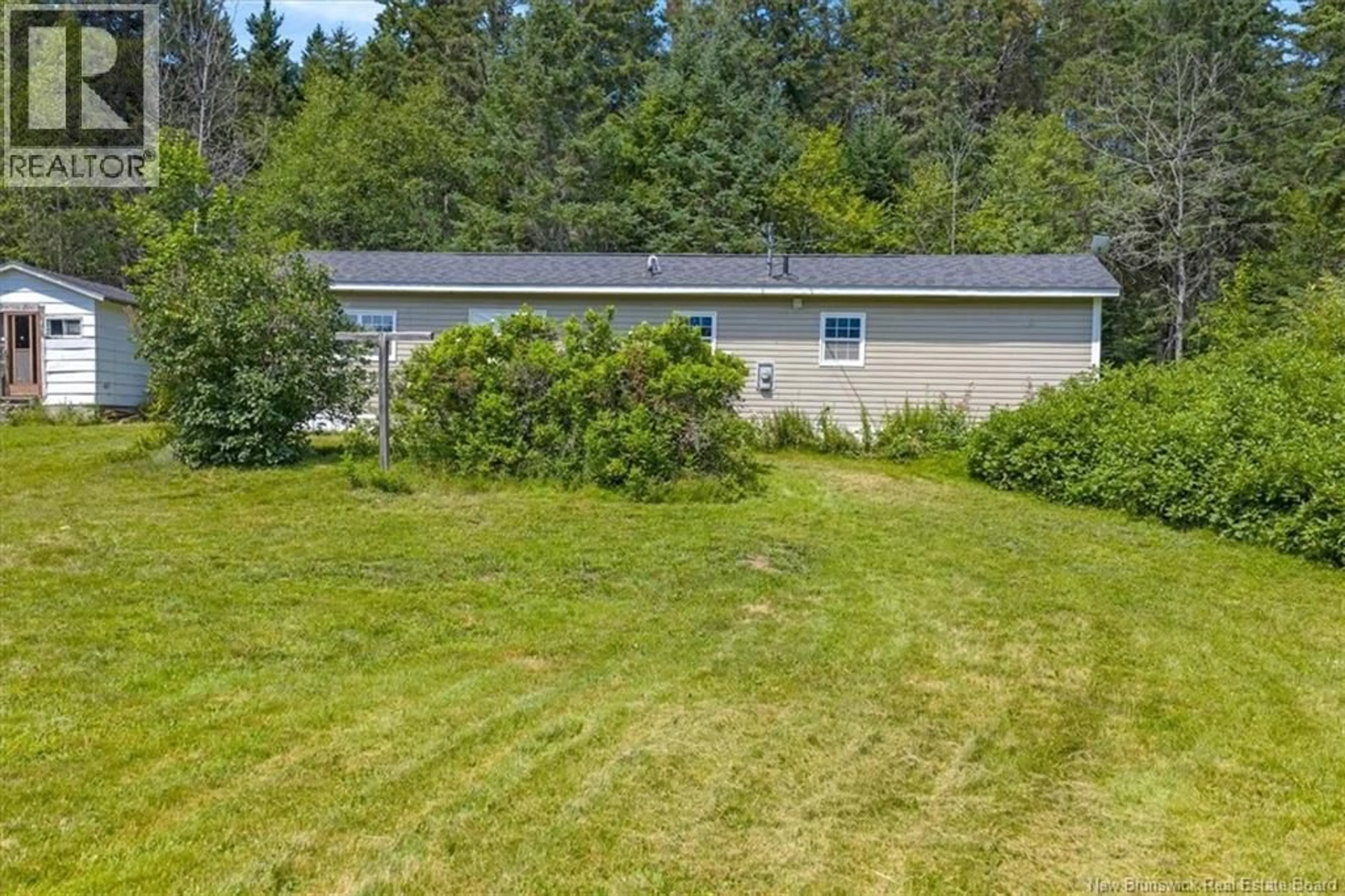 A pic from outside/outdoor area/front of a property/back of a property/a pic from drone, forest/trees view for 2267 ROUTE 860, Salt Springs New Brunswick E5N4E5