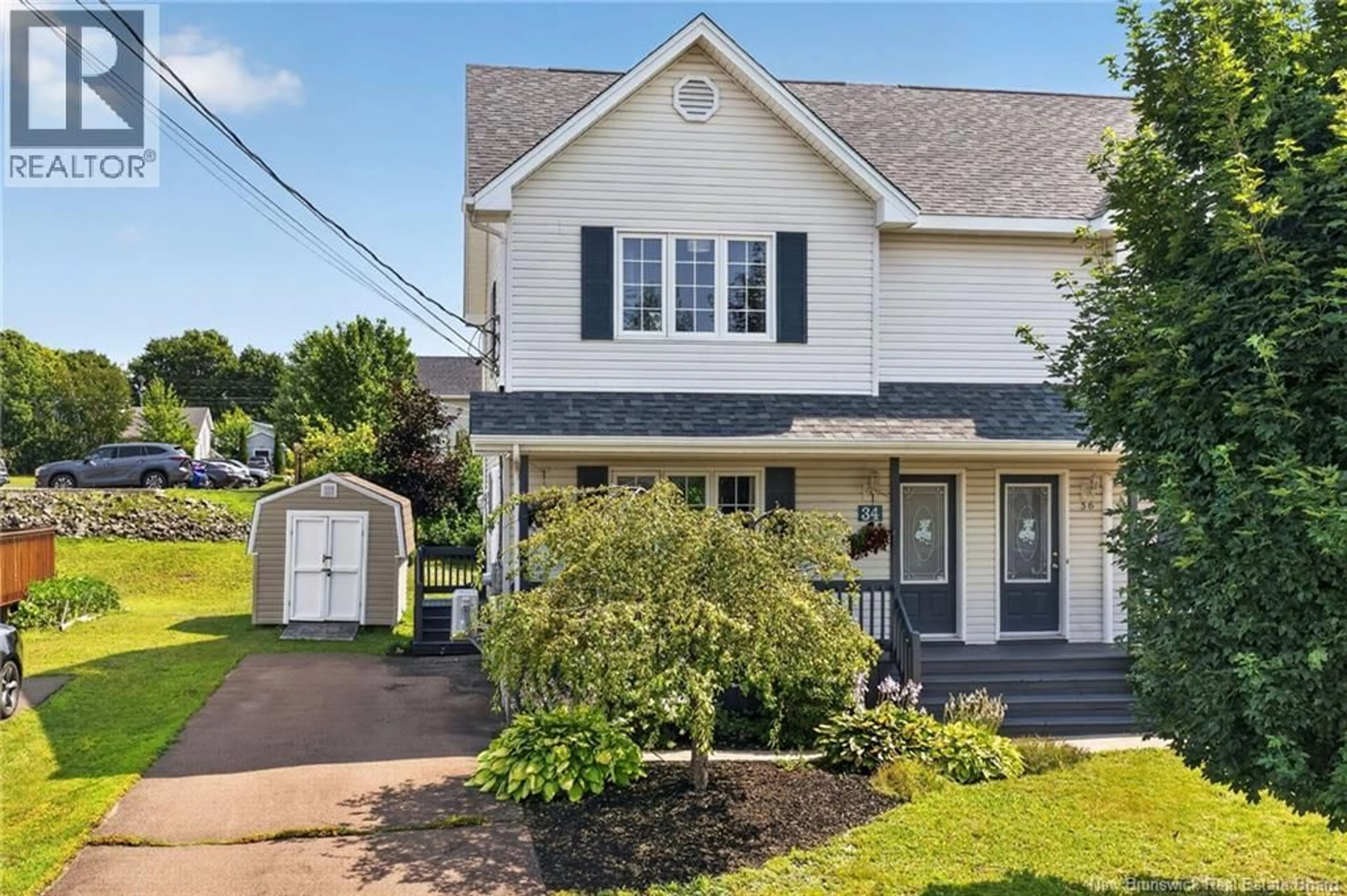 Home with vinyl exterior material, street for 34 RACHEL, Shediac New Brunswick E4P9A4