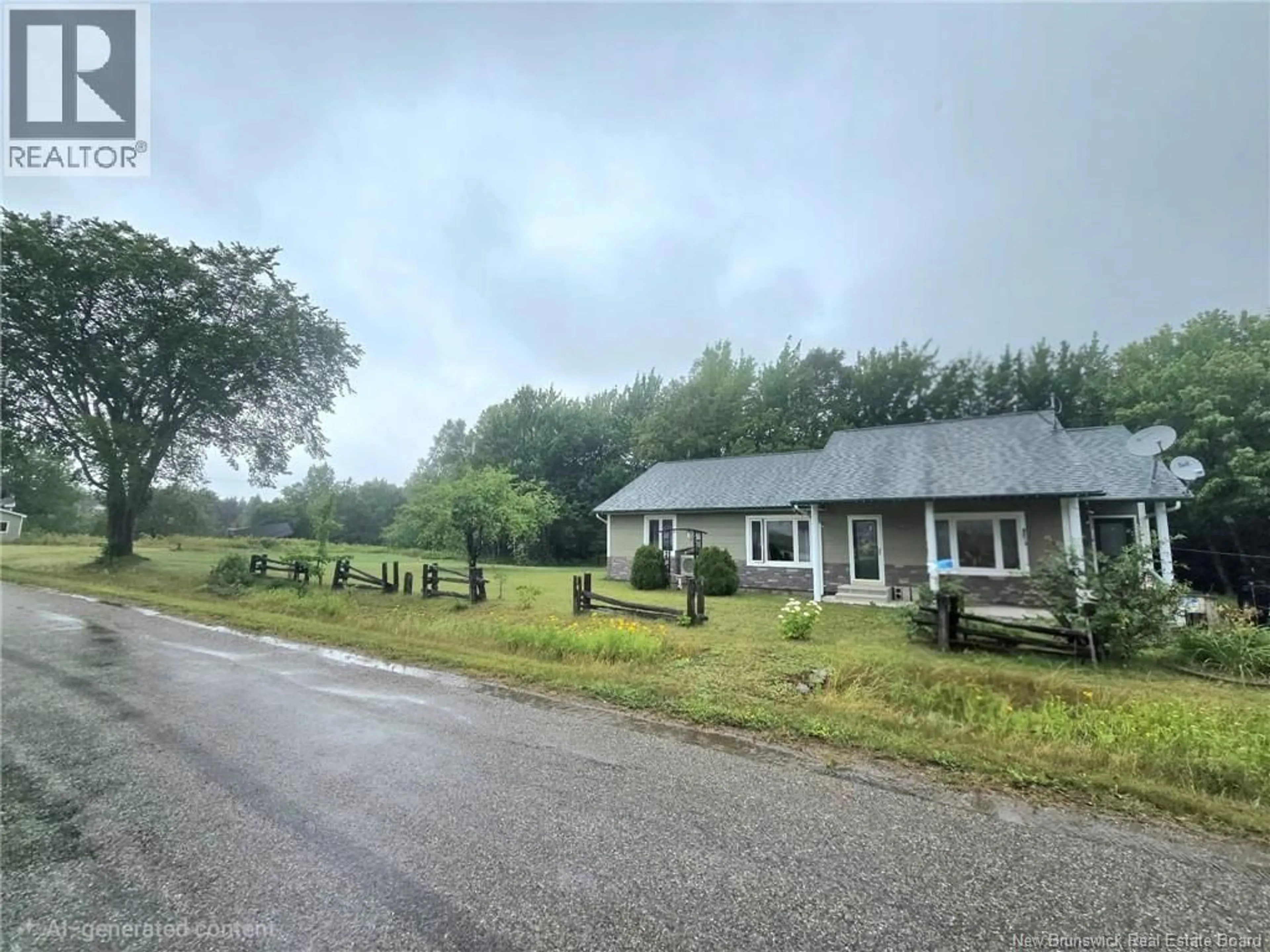 A pic from outside/outdoor area/front of a property/back of a property/a pic from drone, unknown for 11 ROBERTSON BROOK ROAD, Brantville New Brunswick E9H1M1