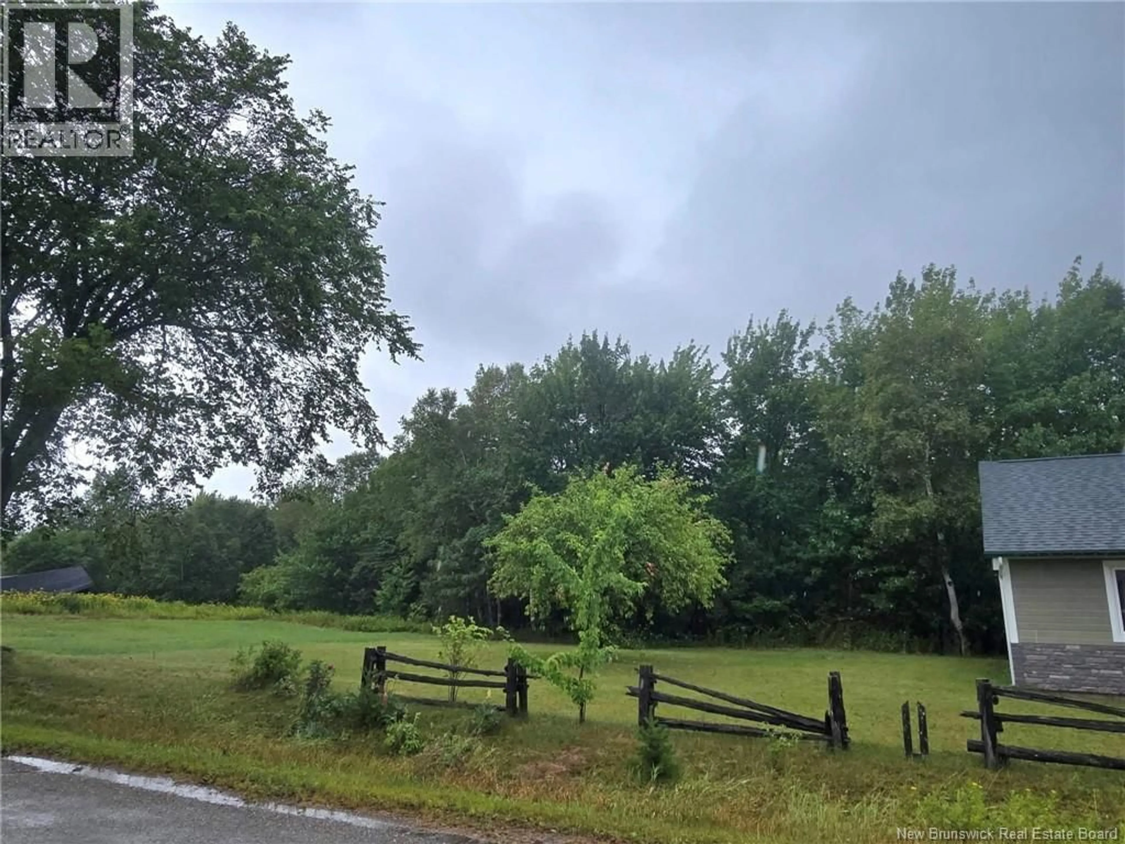 A pic from outside/outdoor area/front of a property/back of a property/a pic from drone, forest/trees view for 11 ROBERTSON BROOK ROAD, Brantville New Brunswick E9H1M1