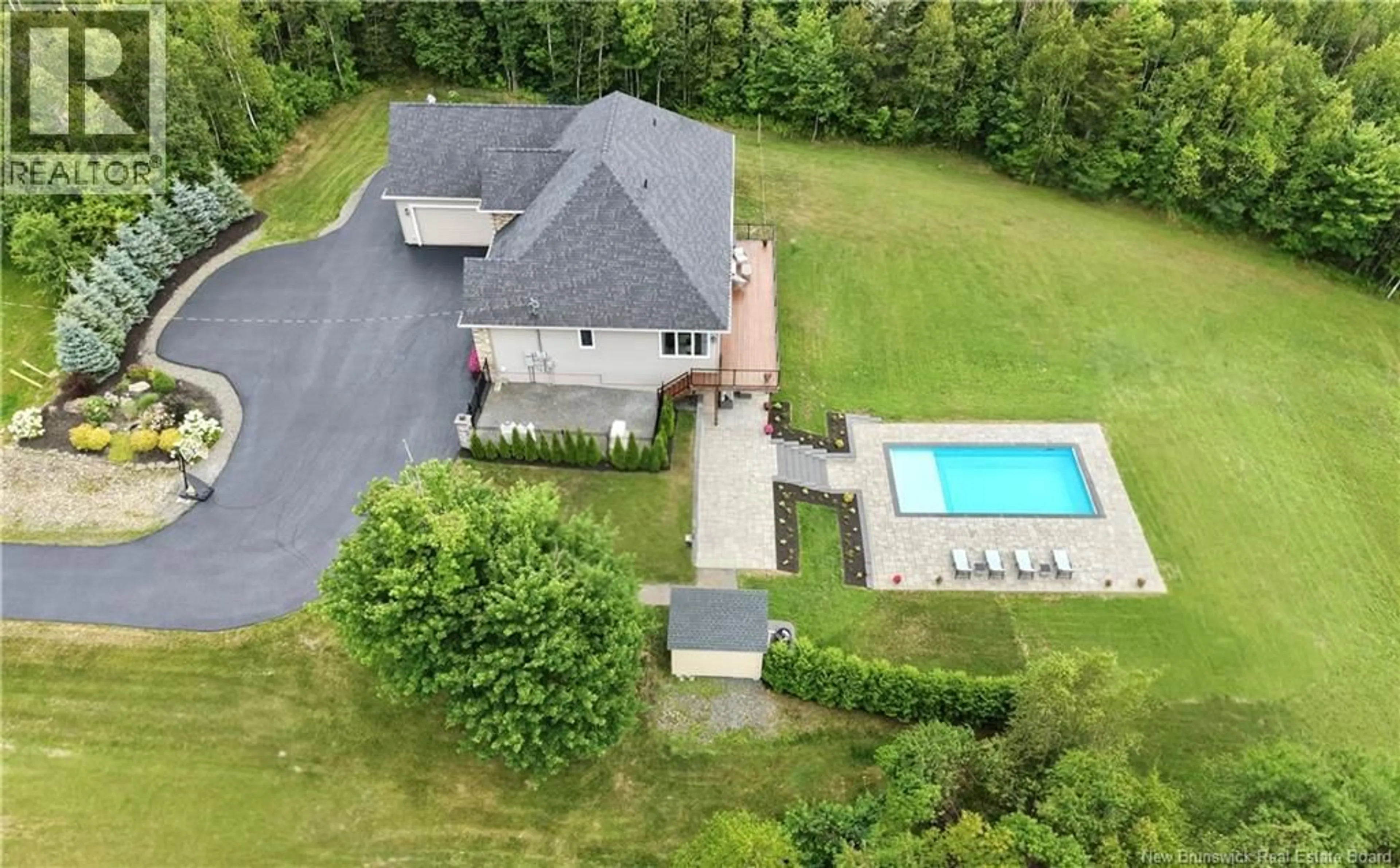 A pic from outside/outdoor area/front of a property/back of a property/a pic from drone, unknown for 29 INSPIRATION LANE, Penniac New Brunswick E3A9X9