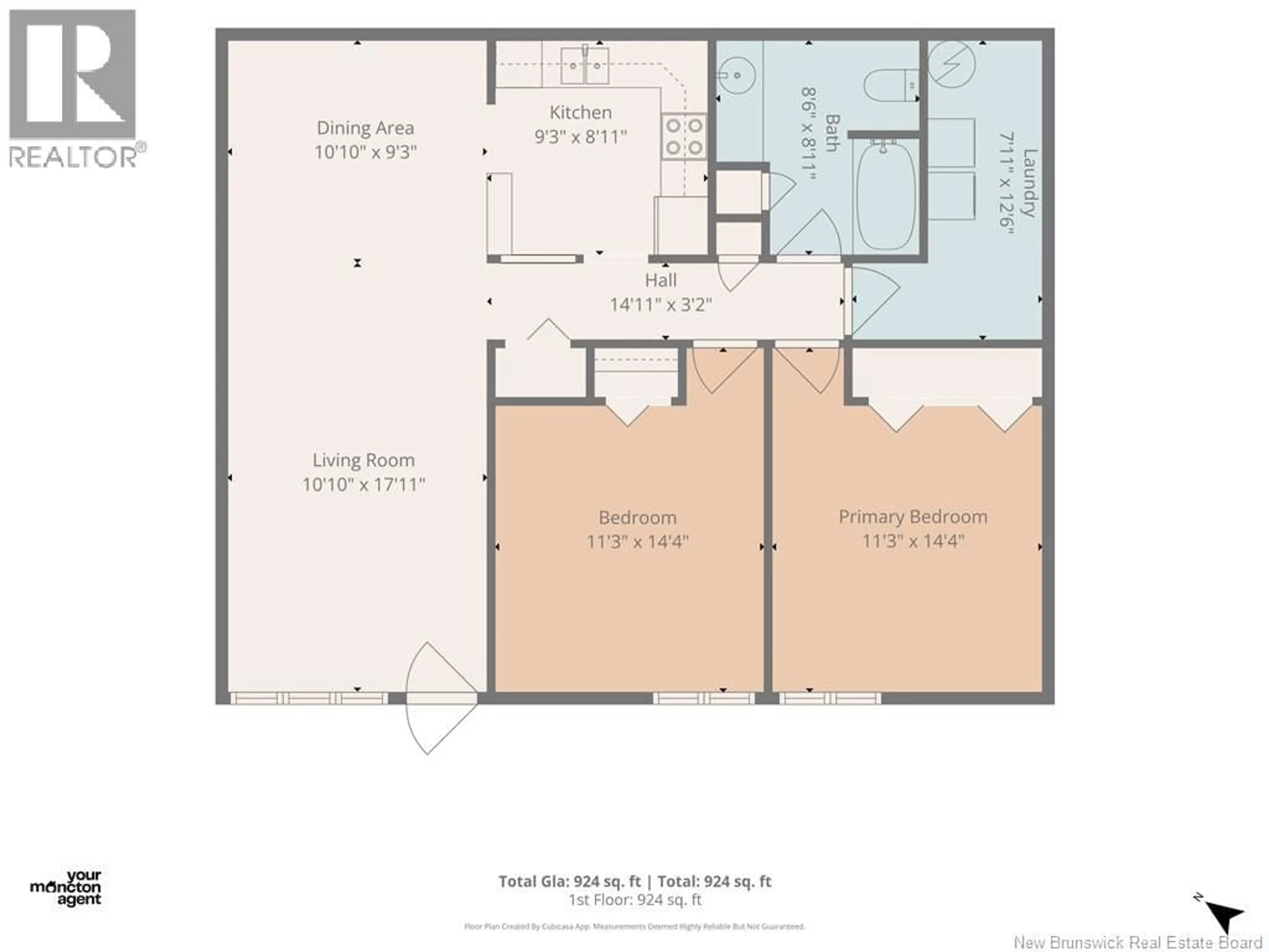 Floor plan for 27 - 30 GRANT STREET, Moncton New Brunswick E1A3R4