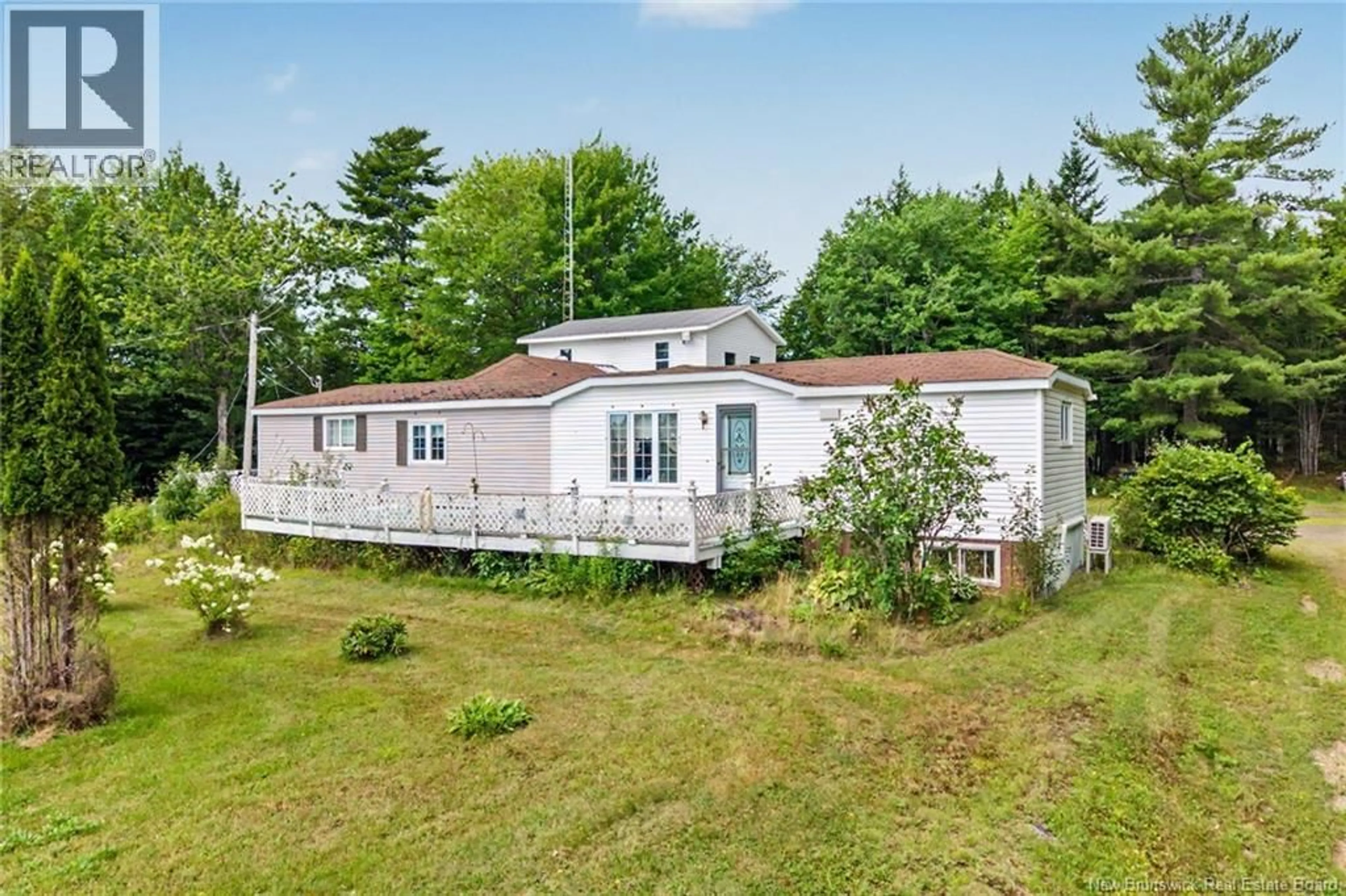 A pic from outside/outdoor area/front of a property/back of a property/a pic from drone, water/lake/river/ocean view for 15 EIGHTEEN ROAD, Albrights Corner New Brunswick E4B1A4