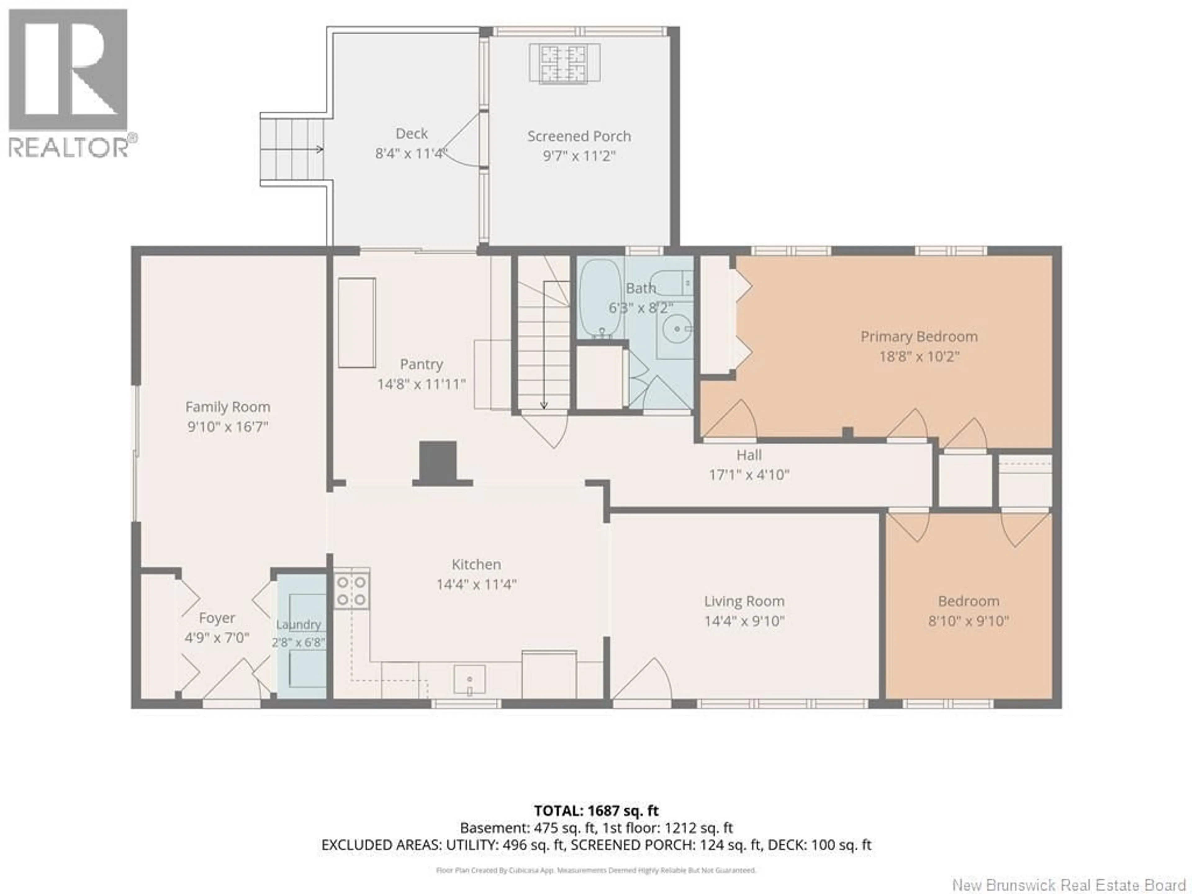 Floor plan for 235 AVE DES PIONNIERS AVE, Balmoral New Brunswick E8E1B1