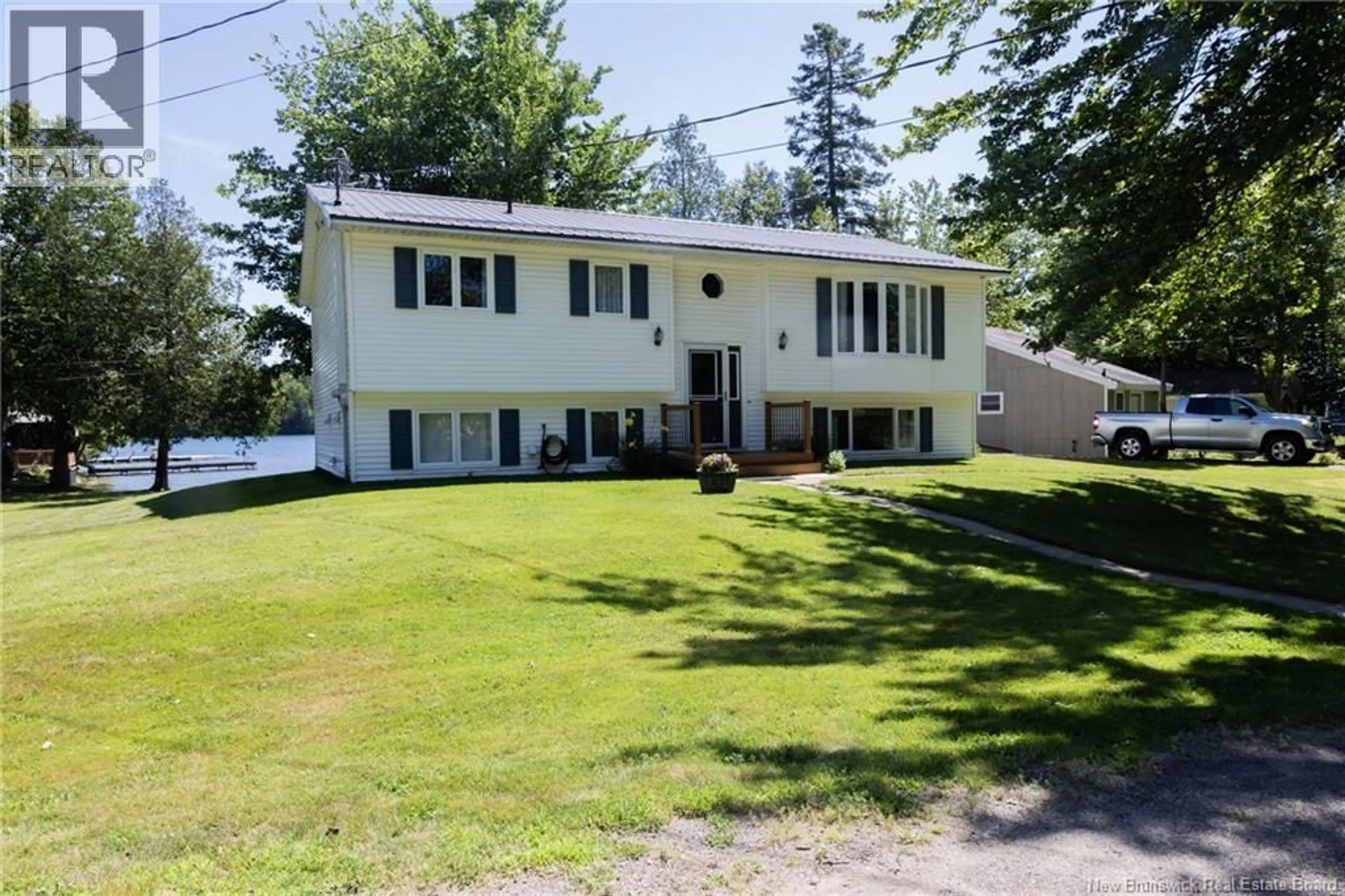 A pic from outside/outdoor area/front of a property/back of a property/a pic from drone, water/lake/river/ocean view for 39 JERRY CHESSIE ROAD, Yoho New Brunswick E6K3B3