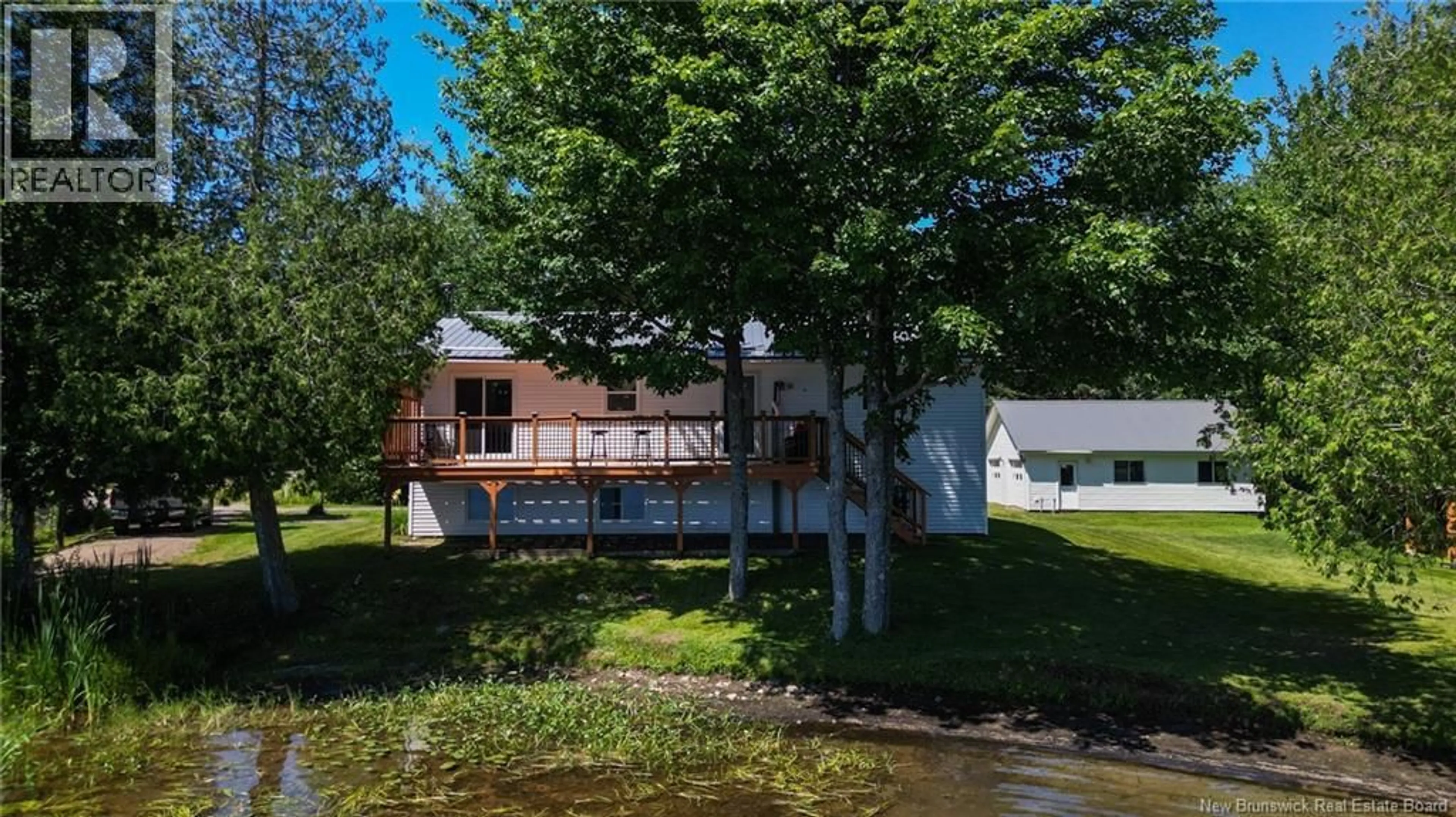 A pic from outside/outdoor area/front of a property/back of a property/a pic from drone, water/lake/river/ocean view for 39 JERRY CHESSIE ROAD, Yoho New Brunswick E6K3B3