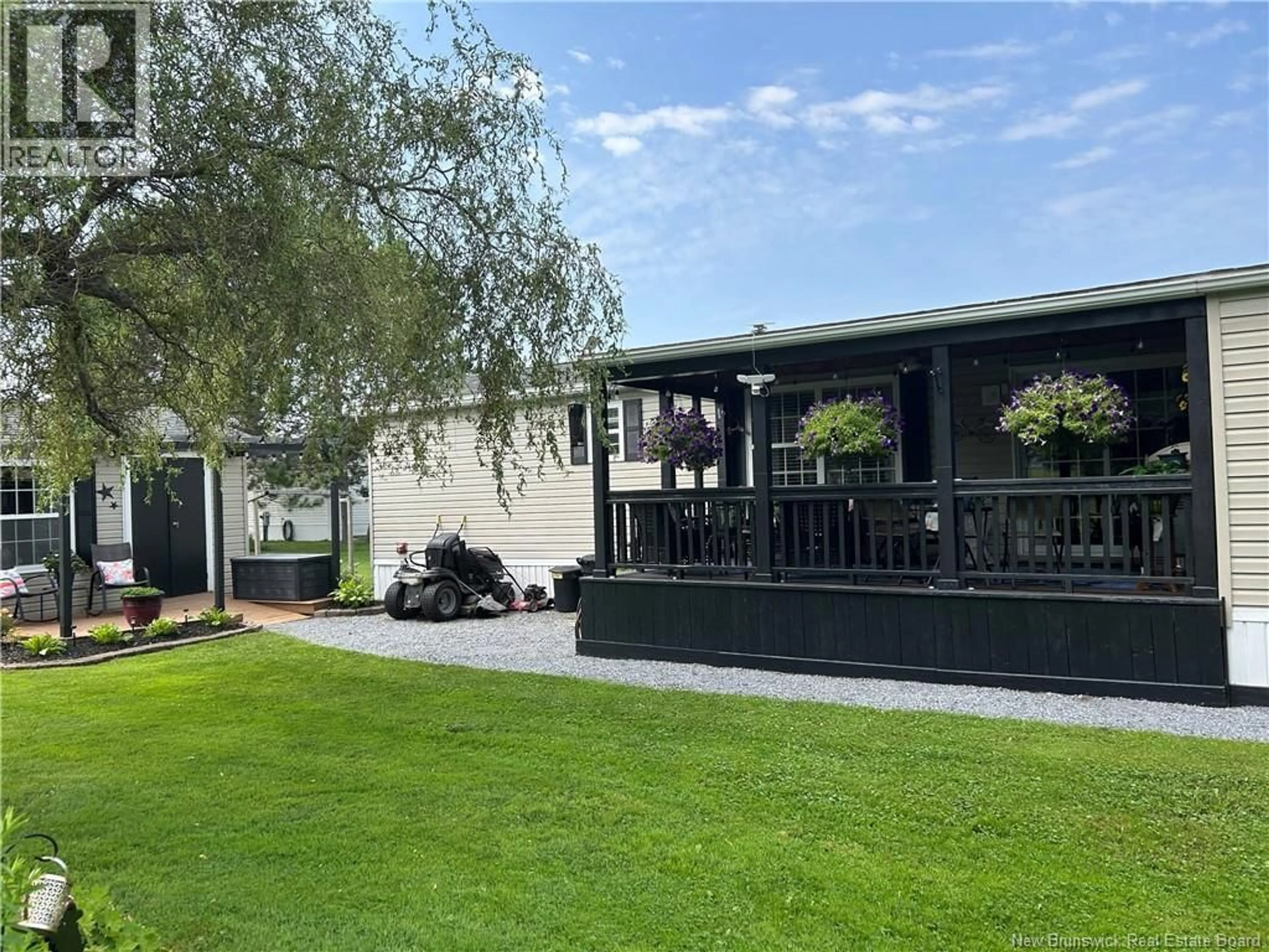 A pic from outside/outdoor area/front of a property/back of a property/a pic from drone, water/lake/river/ocean view for 4 FIFTH STREET, Sussex Corner New Brunswick E4E5X8
