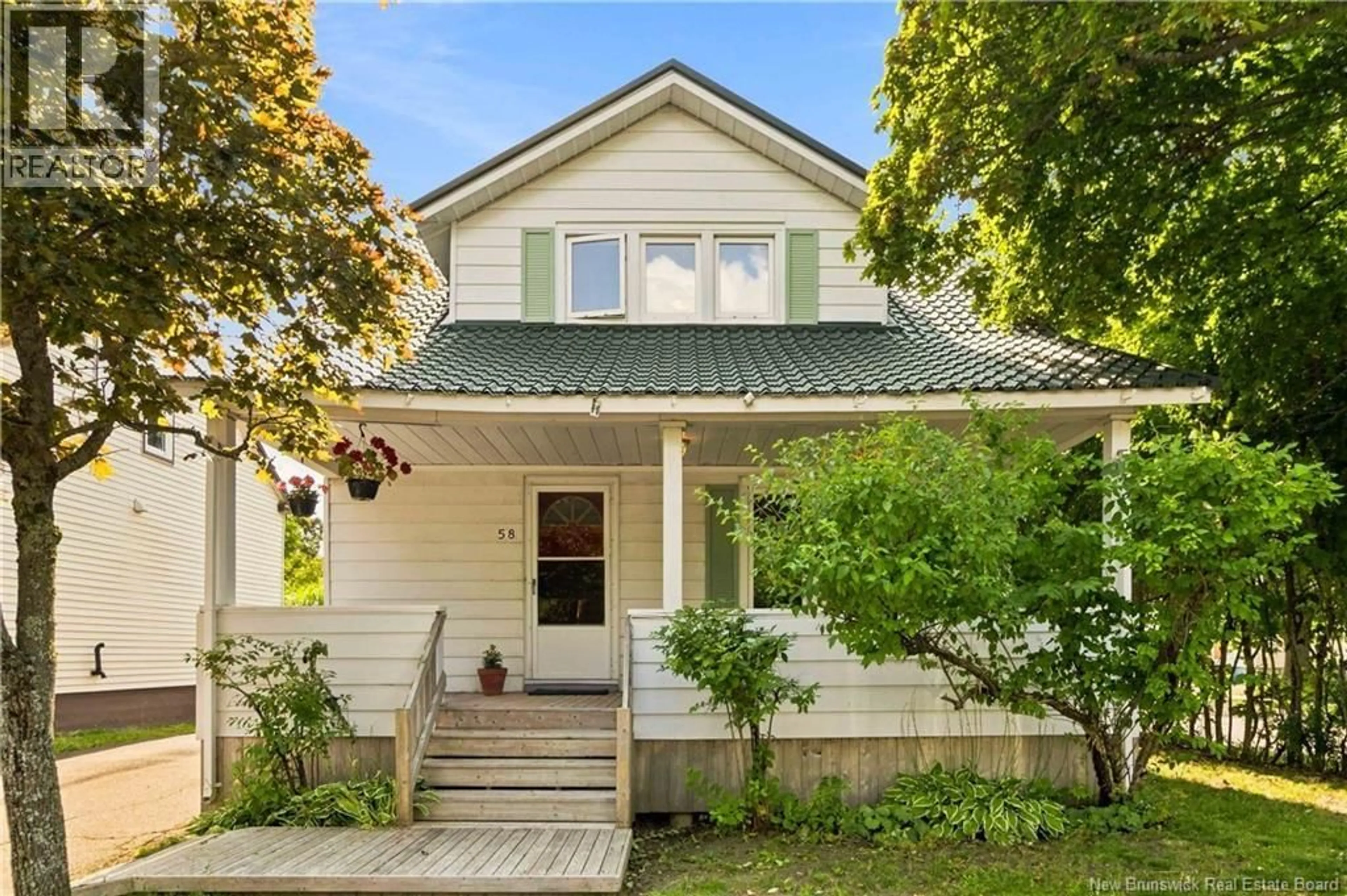 Home with vinyl exterior material, street for 58 SHIRLEY AVENUE, Moncton New Brunswick E1C6N2