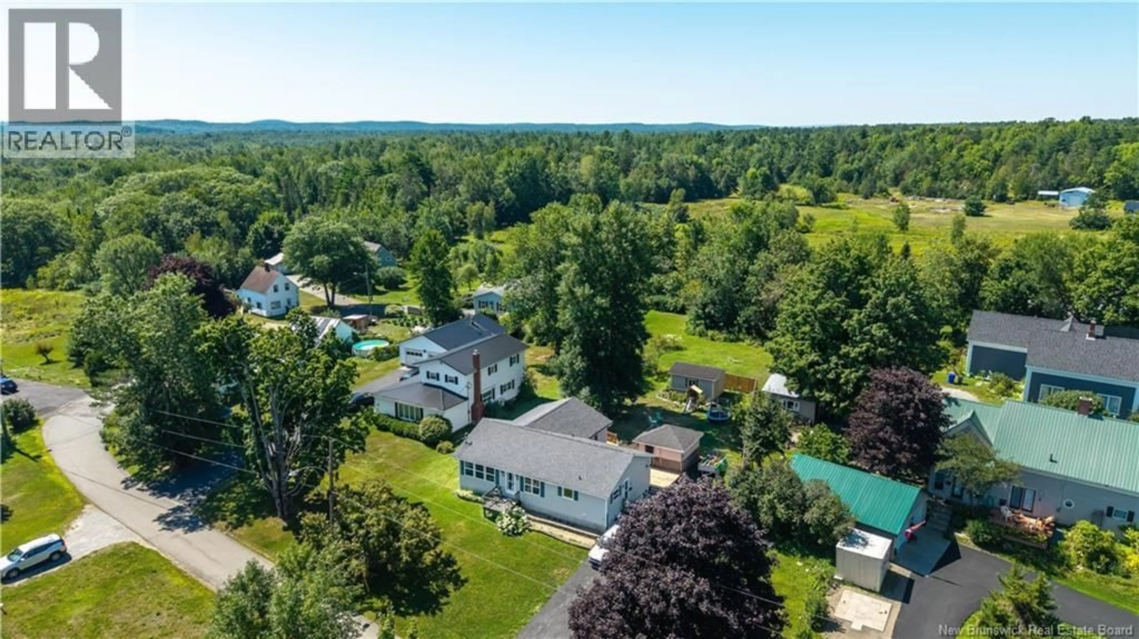 A pic from outside/outdoor area/front of a property/back of a property/a pic from drone, water/lake/river/ocean view for 7 MOORES LANE, St. Stephen New Brunswick E3L1C3
