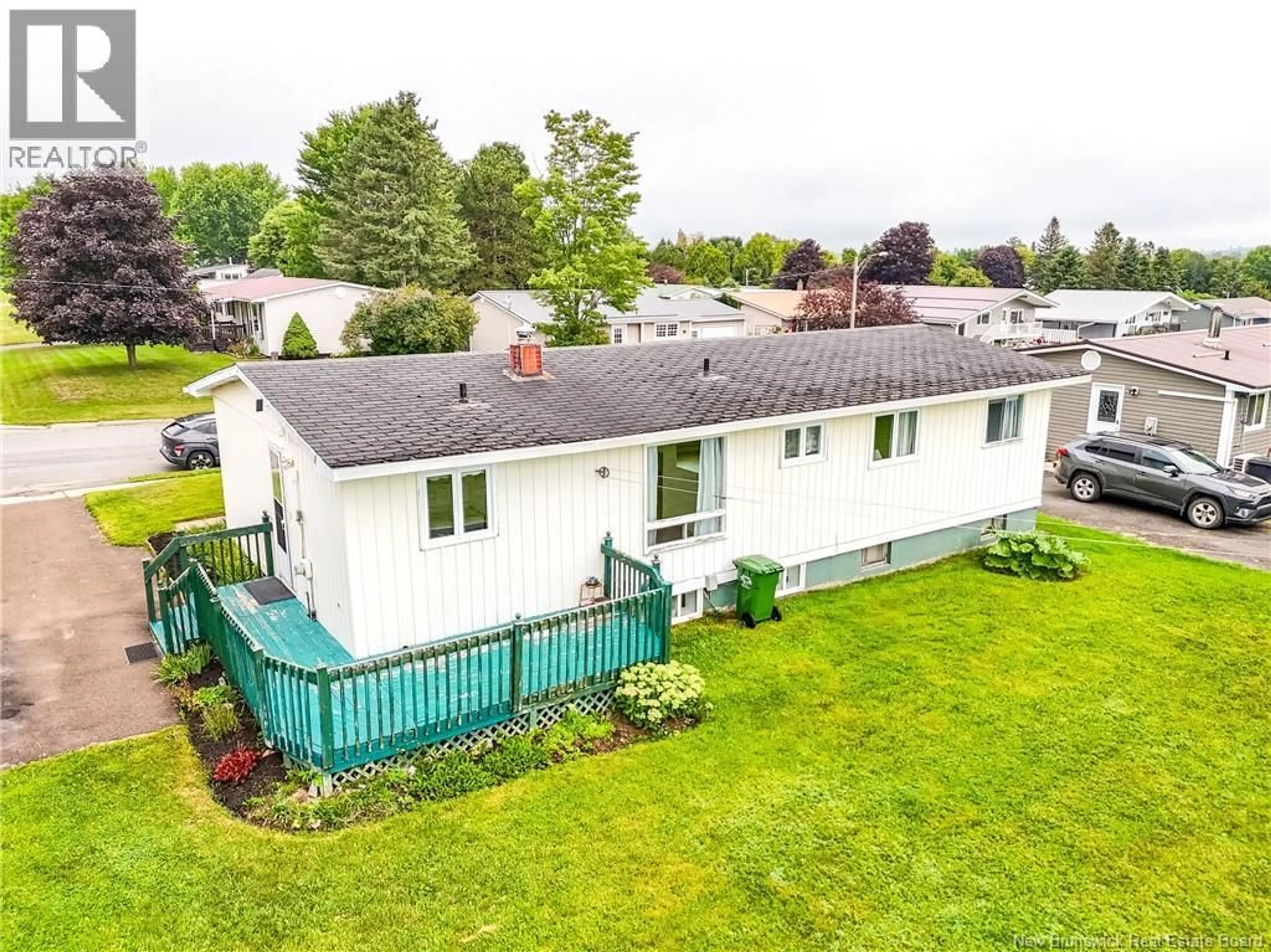 A pic from outside/outdoor area/front of a property/back of a property/a pic from drone, unknown for 35 HARDING DRIVE, Nackawic New Brunswick E6G1C5