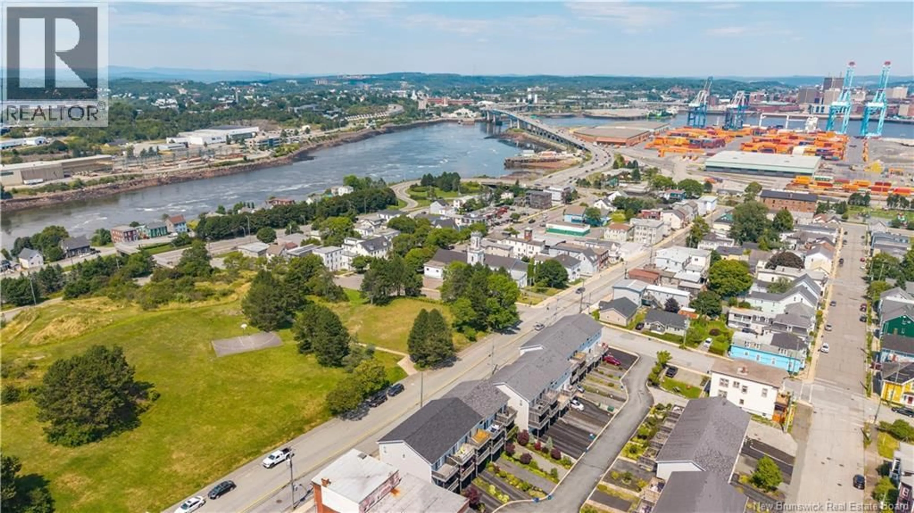 A pic from outside/outdoor area/front of a property/back of a property/a pic from drone, water/lake/river/ocean view for 234 DUKE STREET, Saint John New Brunswick E2M1T7