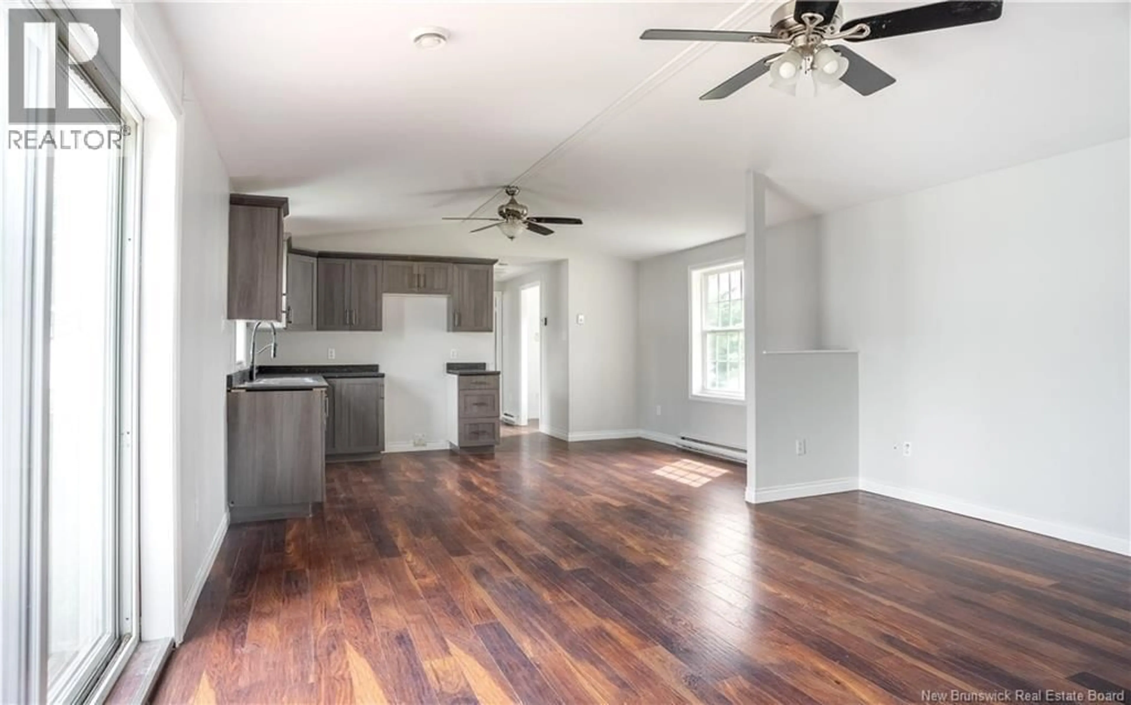 Open concept kitchen, wood/laminate floor for 5 NANCY STREET, Moncton New Brunswick E1E3T2