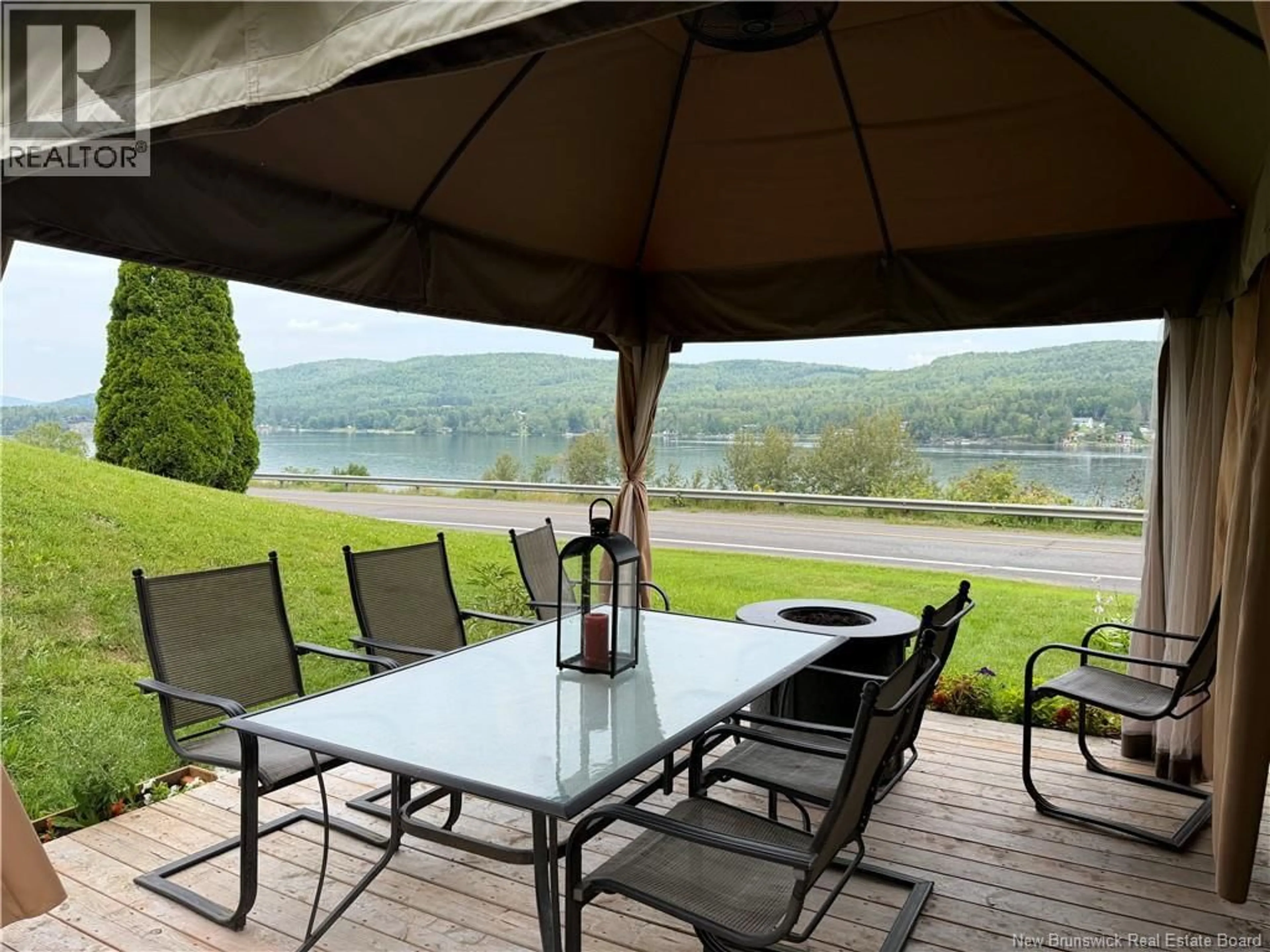 Patio, water/lake/river/ocean view for 5642 CENTRALE STREET, Lac Baker New Brunswick E7A1H7
