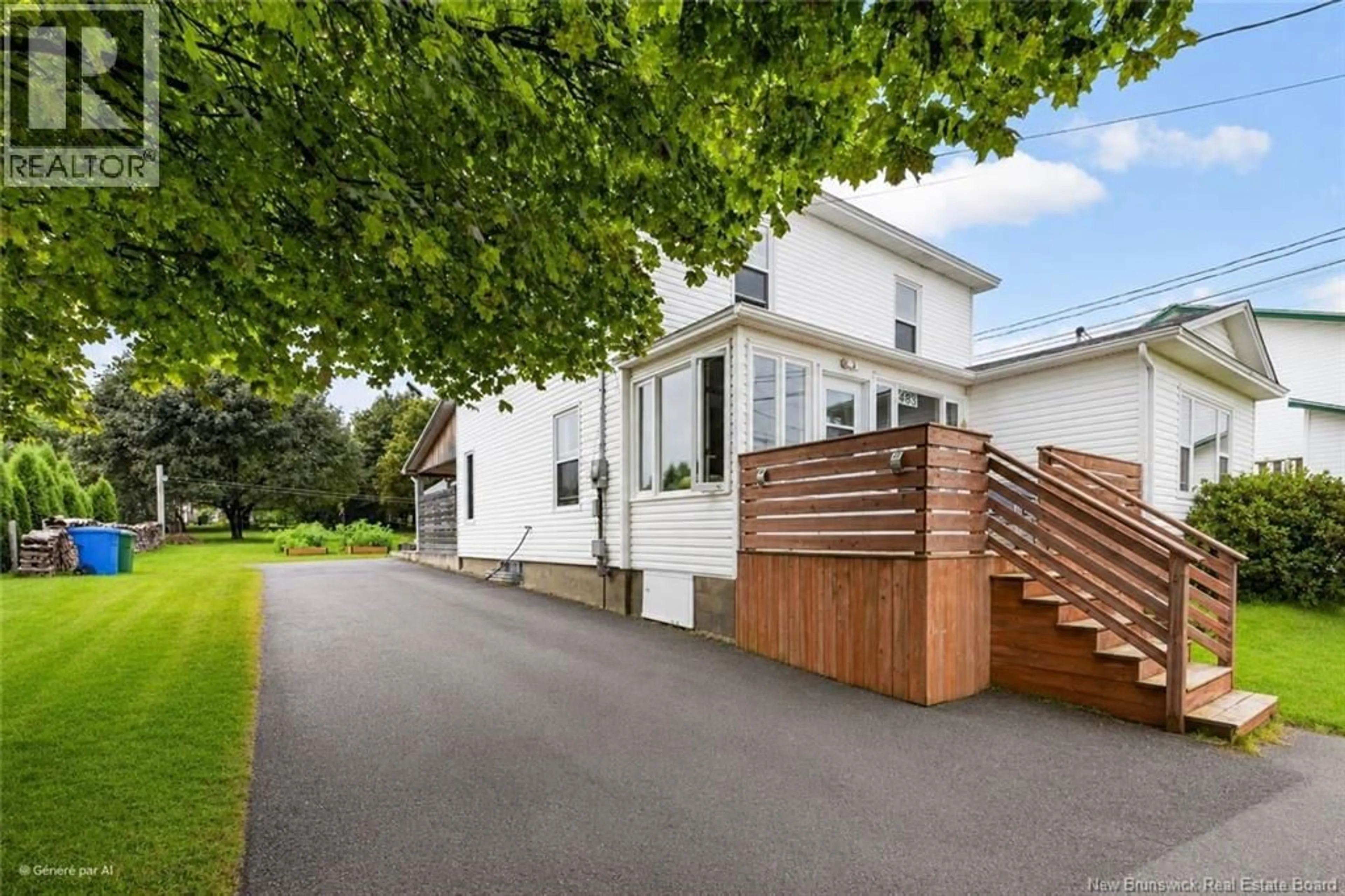 A pic from outside/outdoor area/front of a property/back of a property/a pic from drone, street for 3483 DR VICTOR LEBLANC, Tracadie New Brunswick E1X1C8