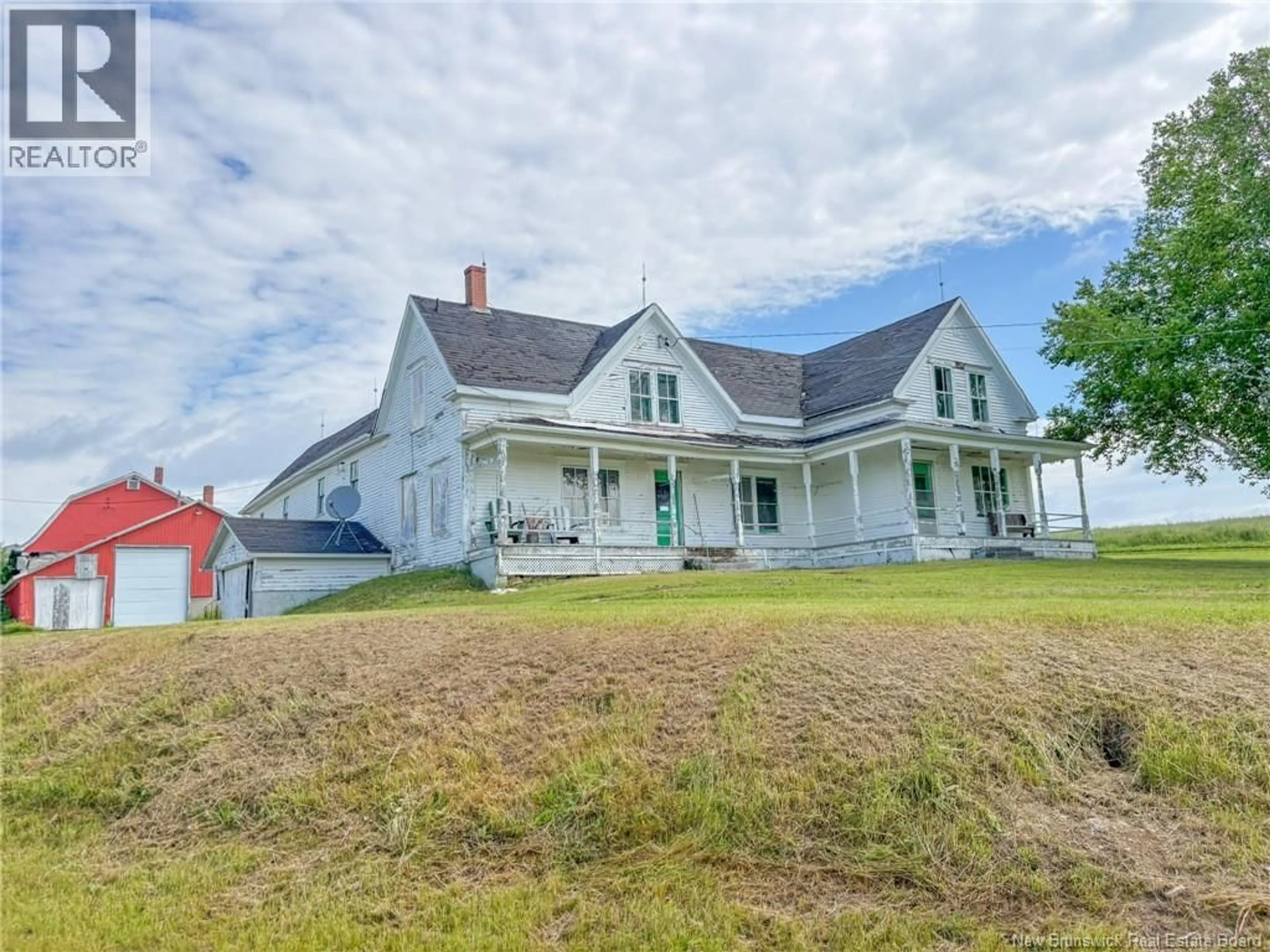 A pic from outside/outdoor area/front of a property/back of a property/a pic from drone, unknown for 322 BROWN ROAD, Four Falls New Brunswick E3Z2E3