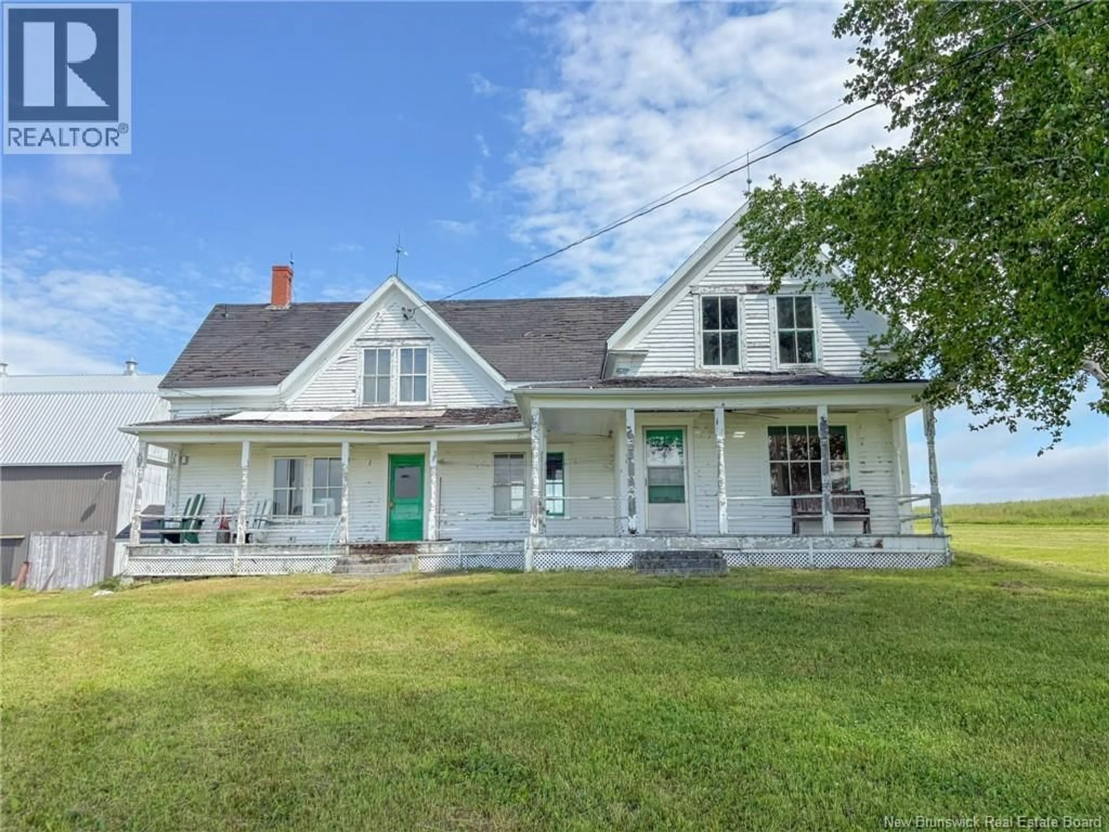 A pic from outside/outdoor area/front of a property/back of a property/a pic from drone, water/lake/river/ocean view for 322 BROWN ROAD, Four Falls New Brunswick E3Z2E3