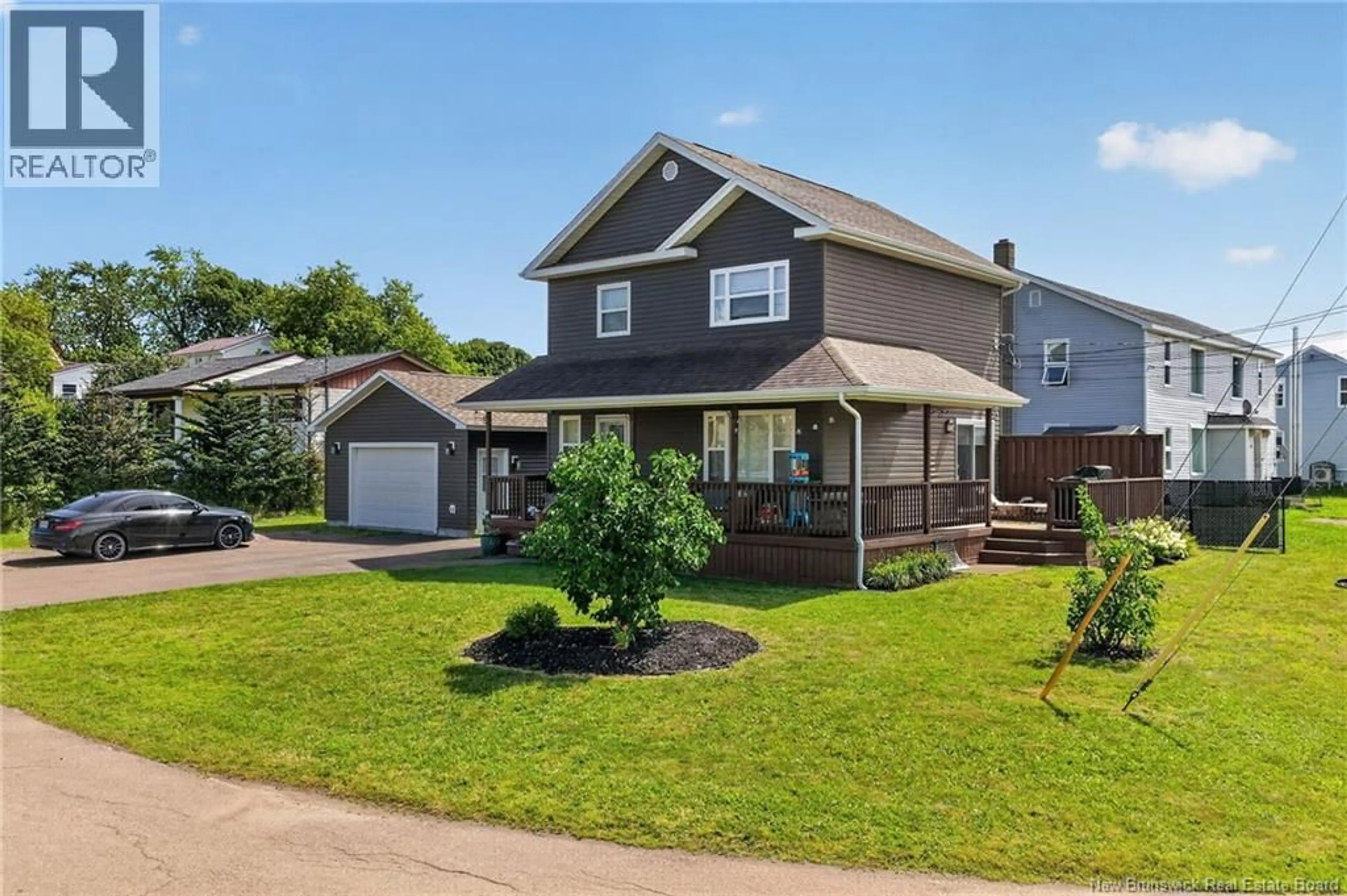 Home with vinyl exterior material, street for 153 SHORE DRIVE, Shediac New Brunswick E4P2S4