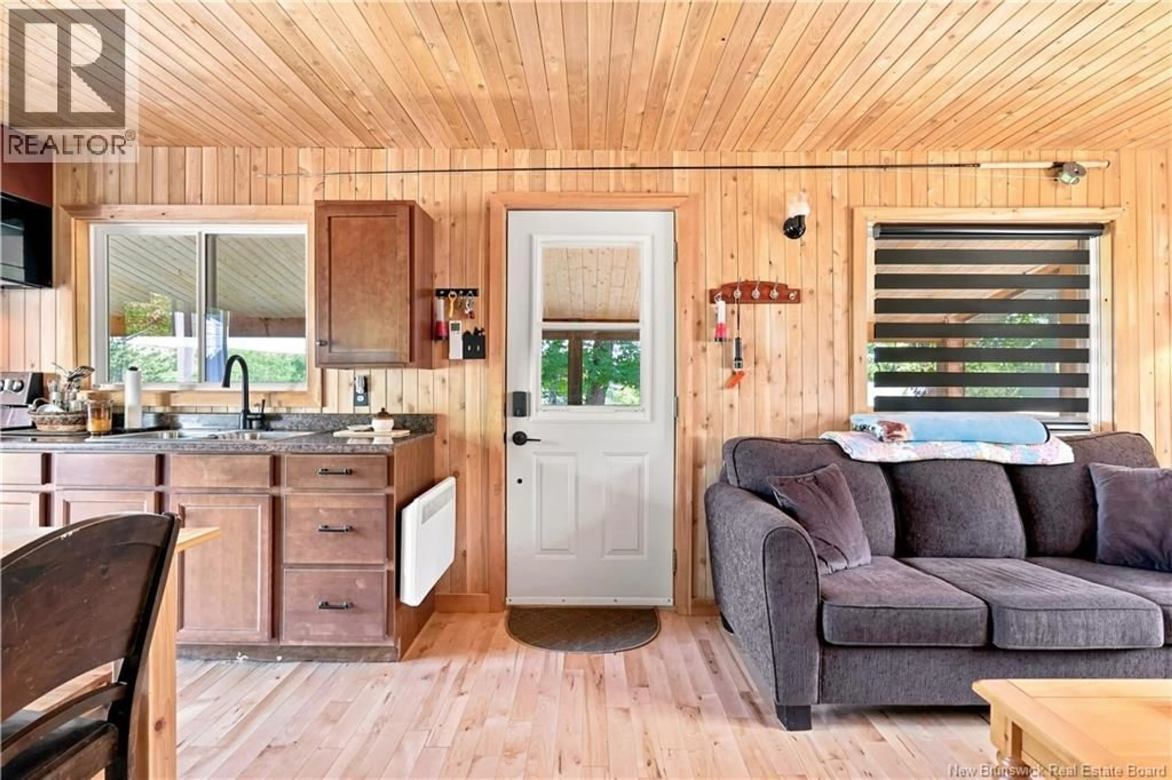 Open concept kitchen, wood/laminate floor for 990 BLOOMFIELD RIDGE ROAD, Hayesville New Brunswick E6A1V2