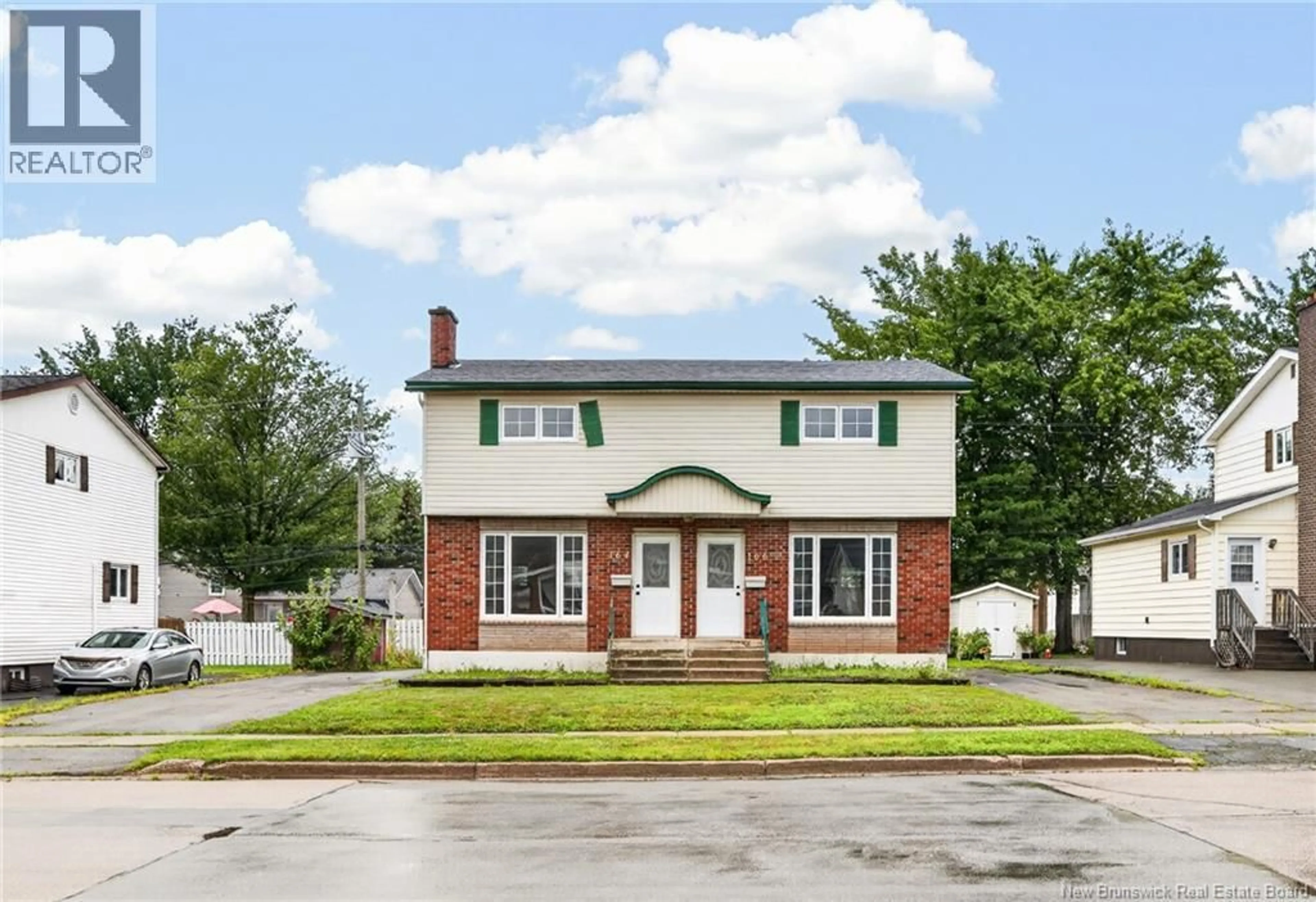 Home with brick exterior material, street for 164-166 AYER AVENUE, Moncton New Brunswick E1C8G8