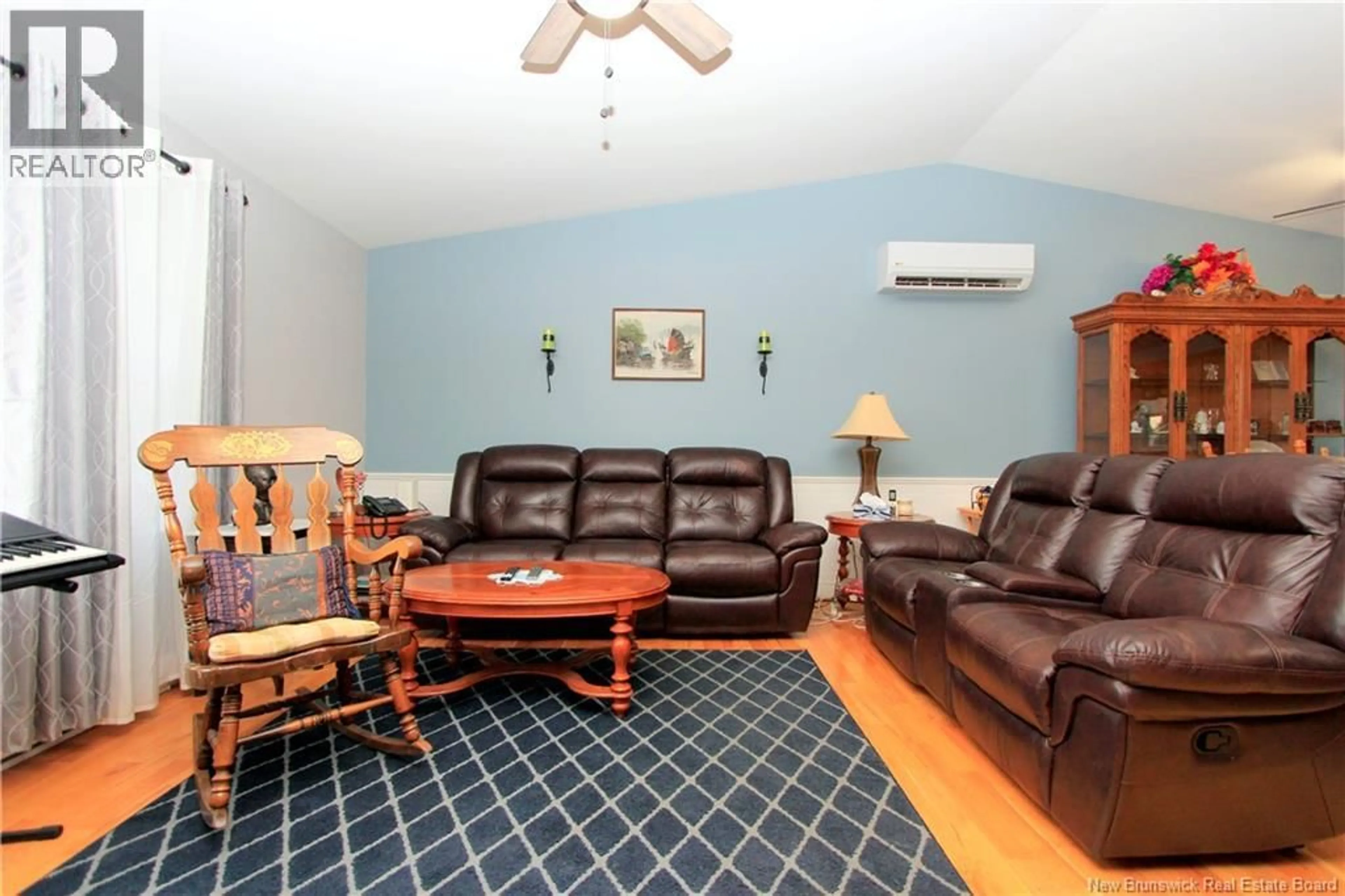 Living room with furniture, unknown for 8 HALLIHAN DRIVE, Oromocto New Brunswick E2V0C5