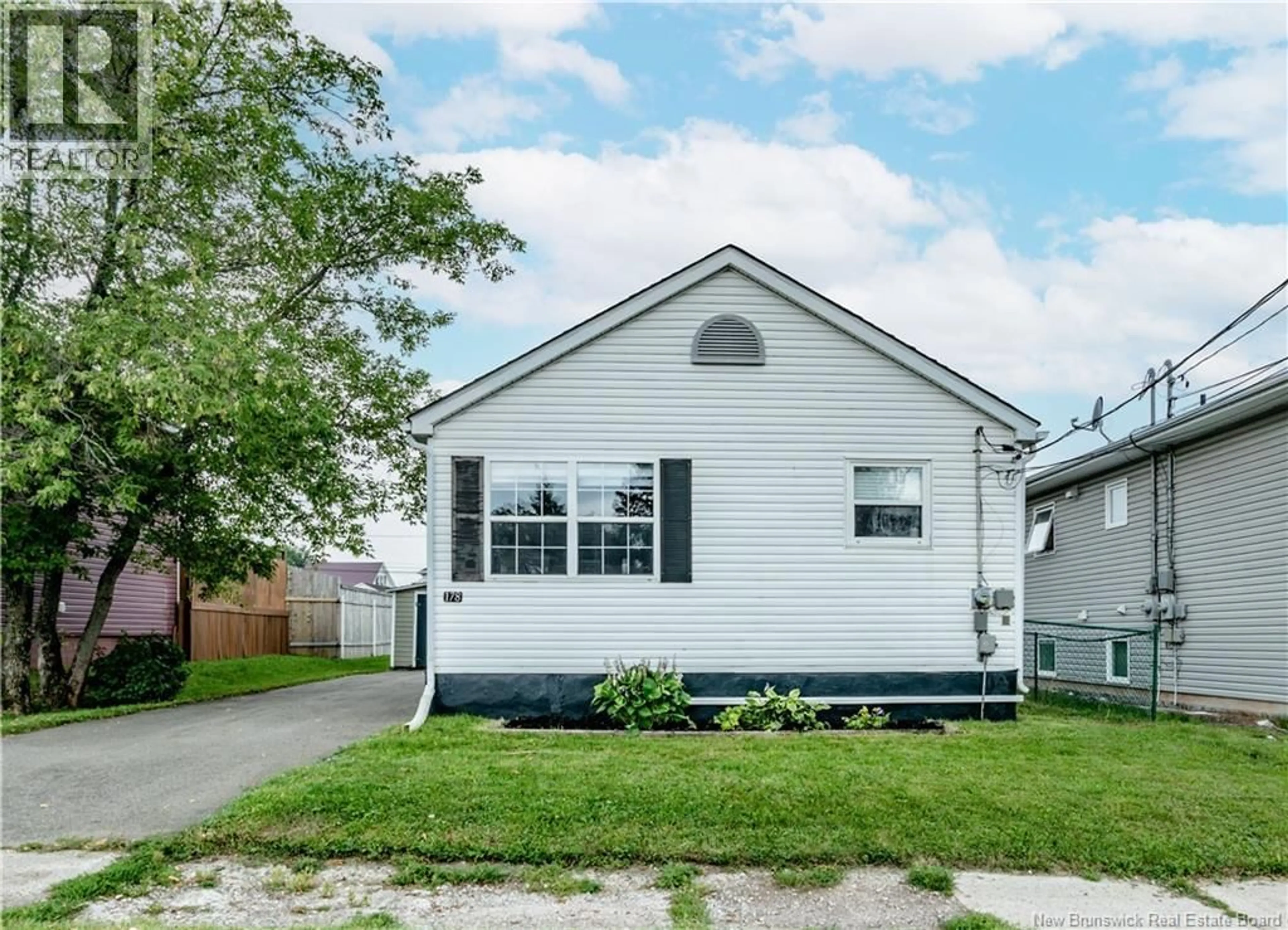 Home with vinyl exterior material, street for 178 CHURCHILL, Moncton New Brunswick E1C7J4