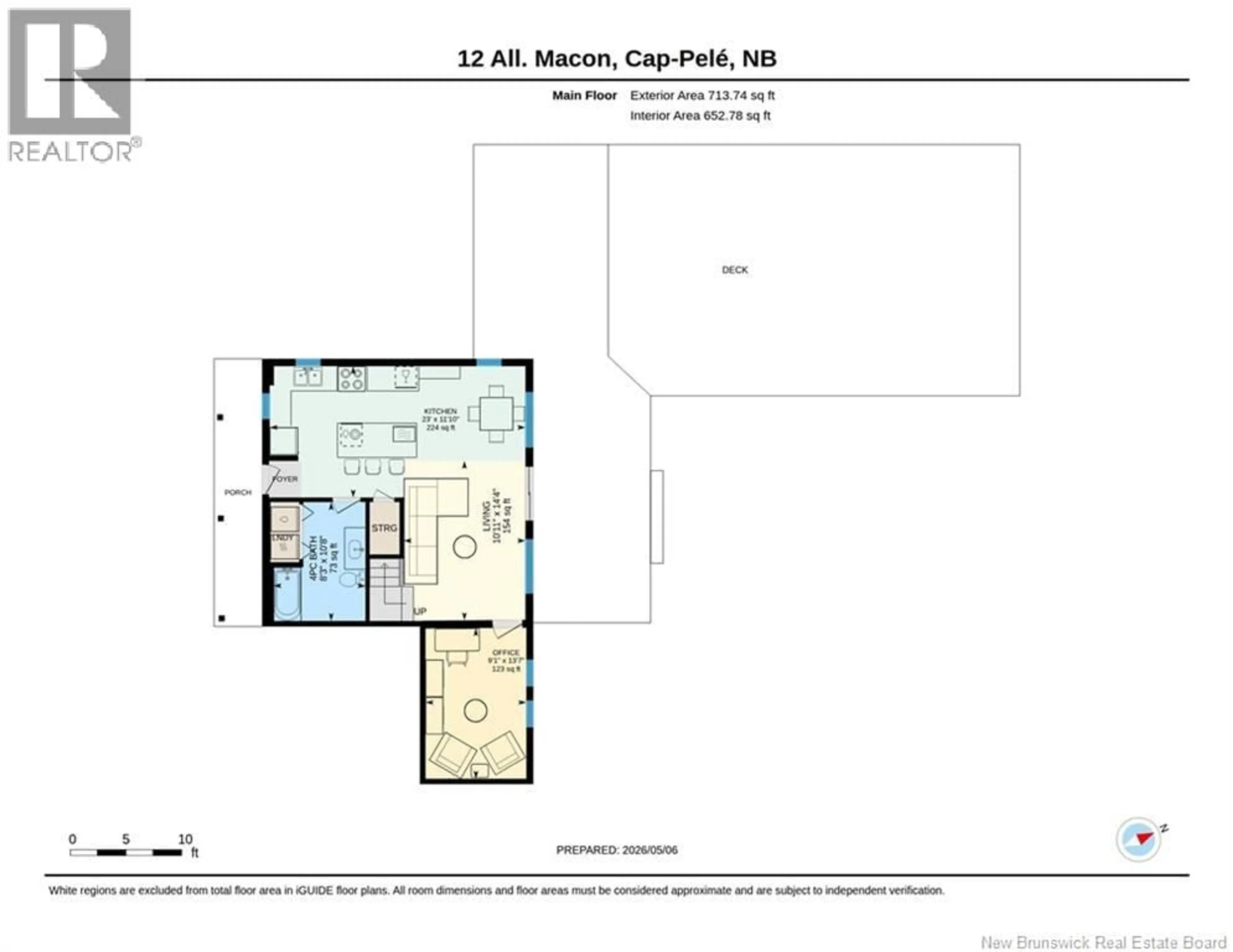Floor plan for 12 MACON LANE, Cap-Pelé New Brunswick E4P1X2