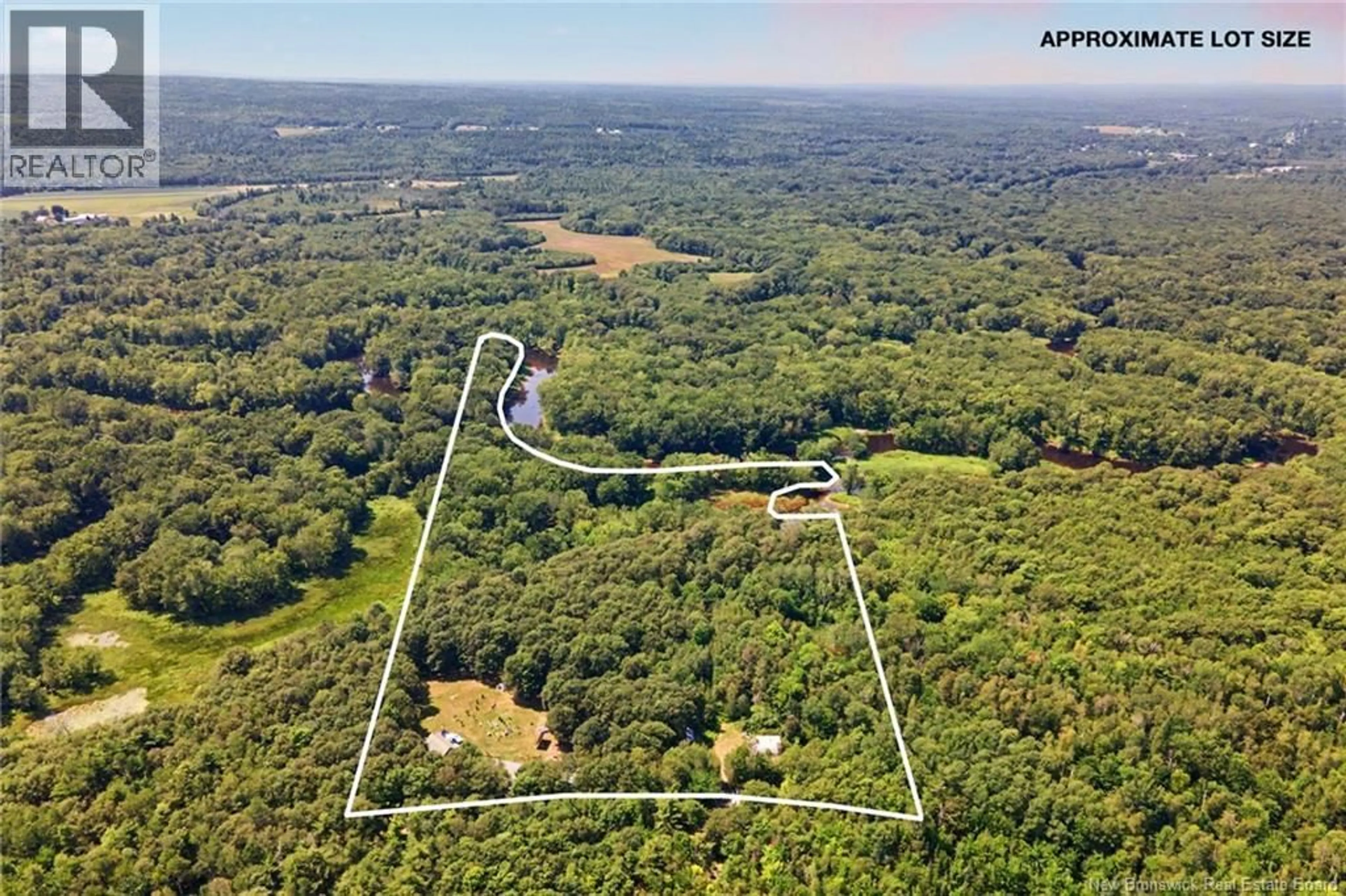 A pic from outside/outdoor area/front of a property/back of a property/a pic from drone, forest/trees view for 1038 BRANCH ROAD, Central Blissville New Brunswick E6L1T5