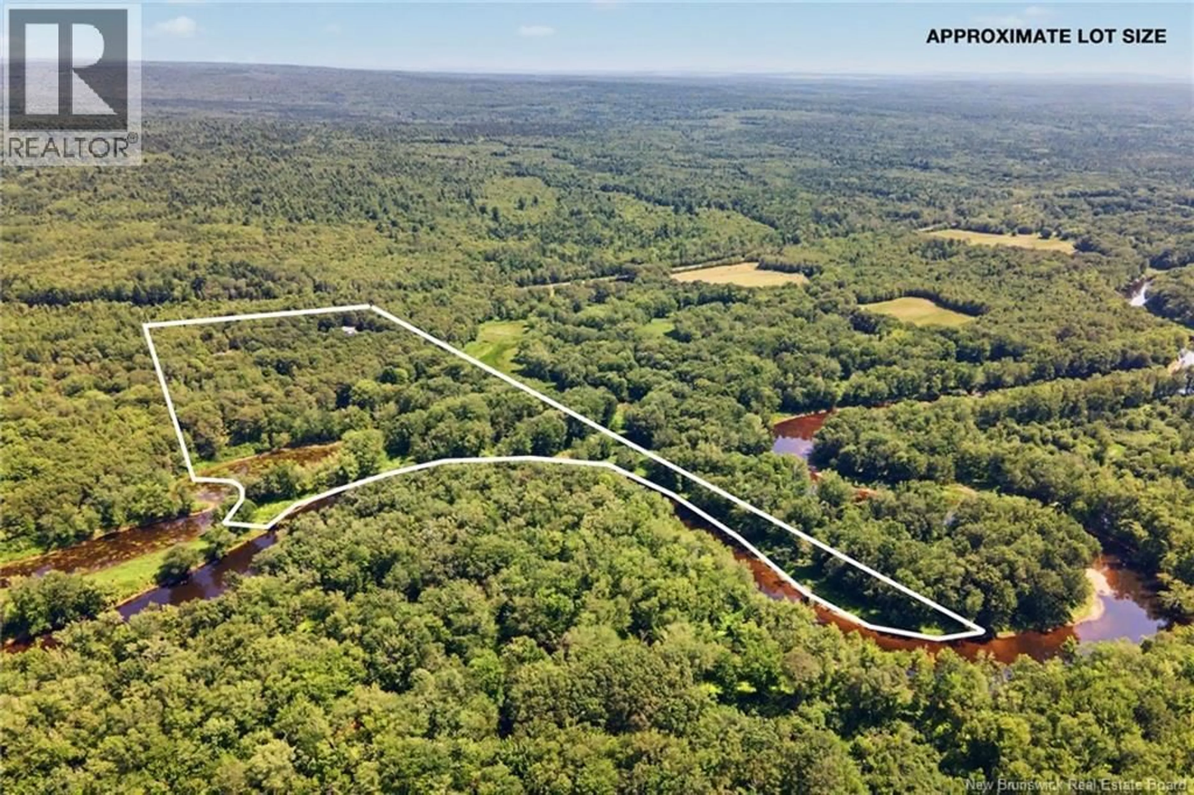 A pic from outside/outdoor area/front of a property/back of a property/a pic from drone, forest/trees view for 1038 BRANCH ROAD, Central Blissville New Brunswick E6L1T5