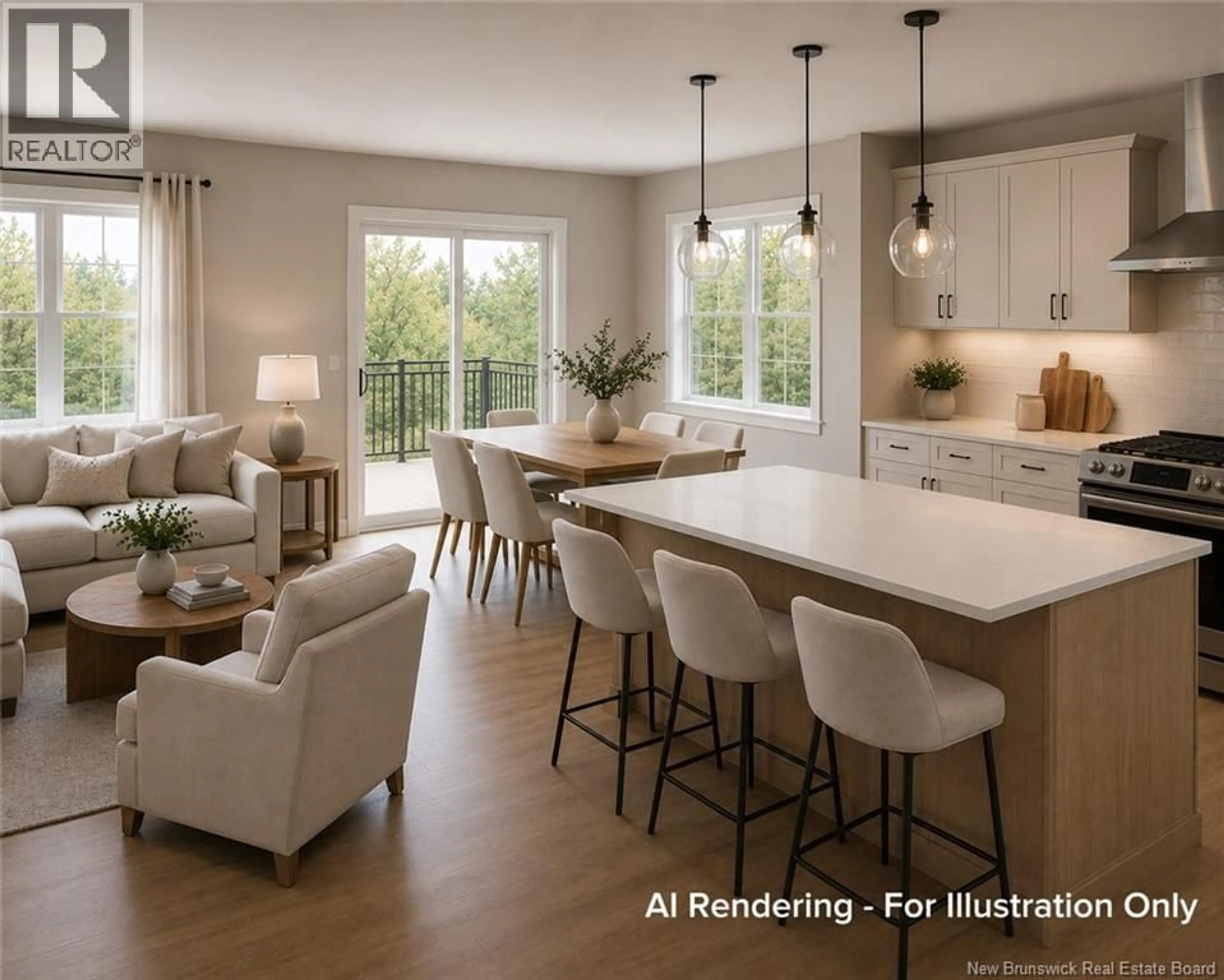 Open concept kitchen, unknown for 17 BURMAN STREET, Sackville New Brunswick E4L0C2