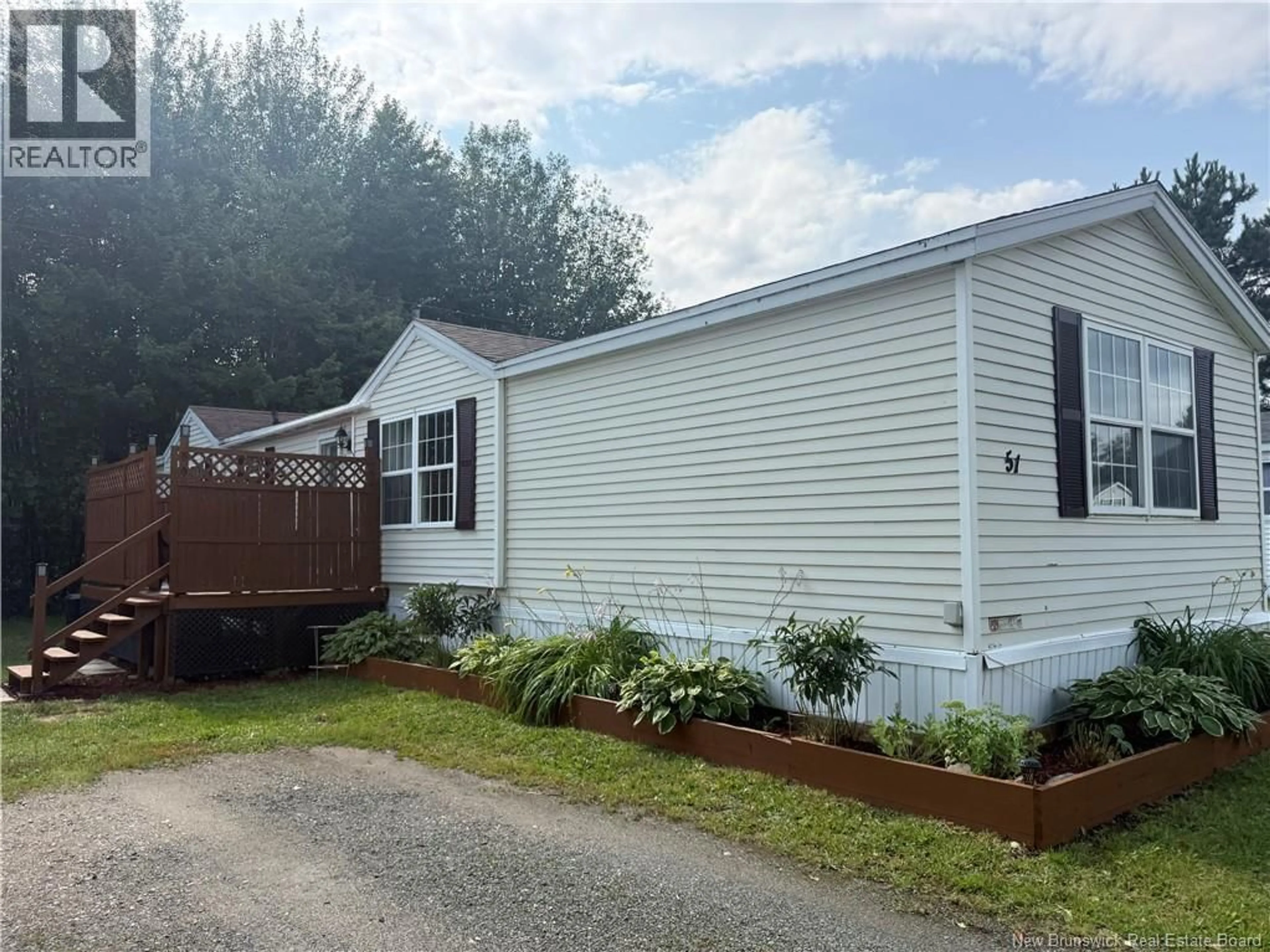 Home with vinyl exterior material, street for 51 TRAVIS STREET, Miramichi New Brunswick E1V6A3