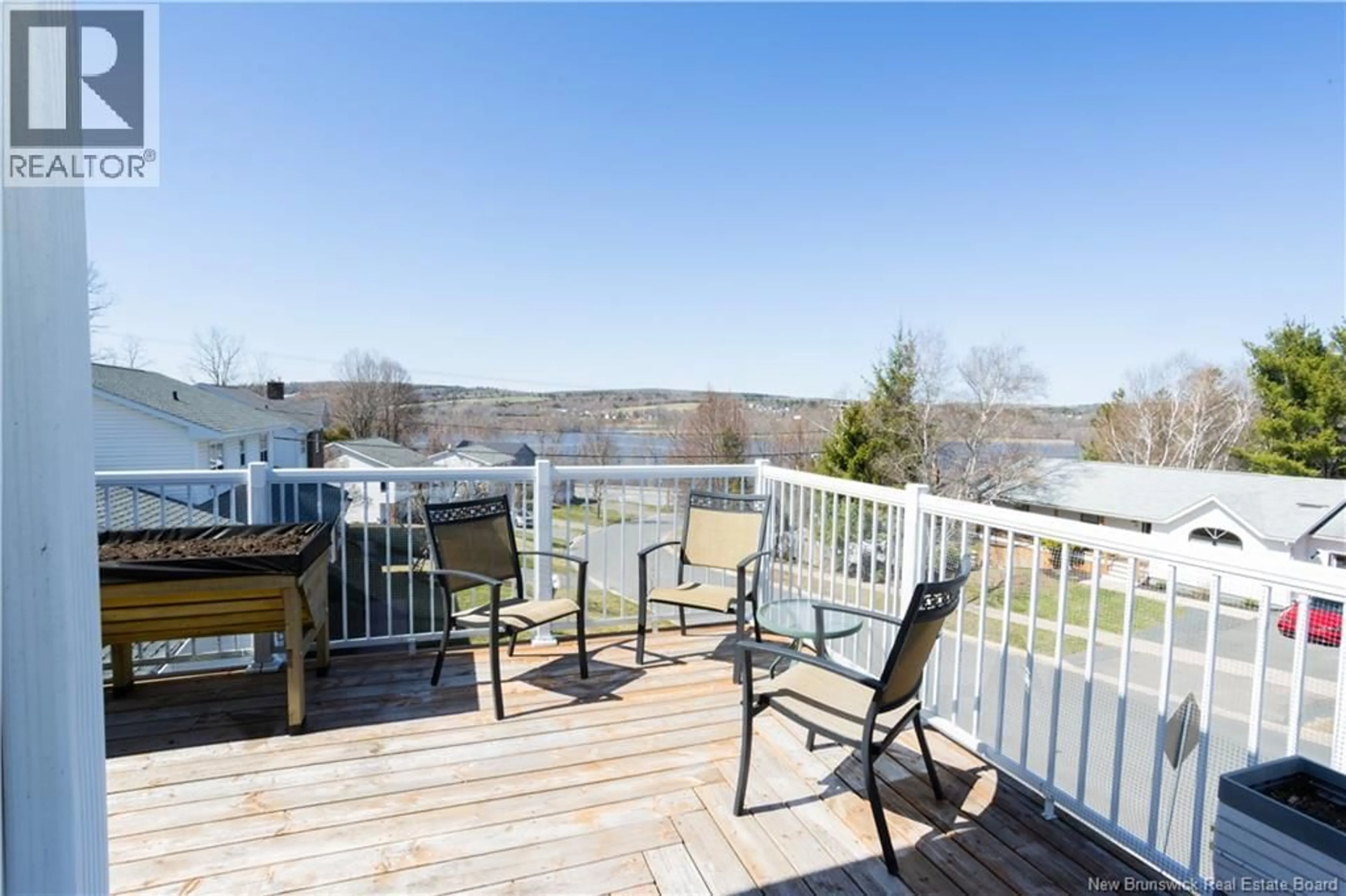 Patio, water/lake/river/ocean view for 15 TALISMAN CRESCENT, Fredericton New Brunswick E3C1L9