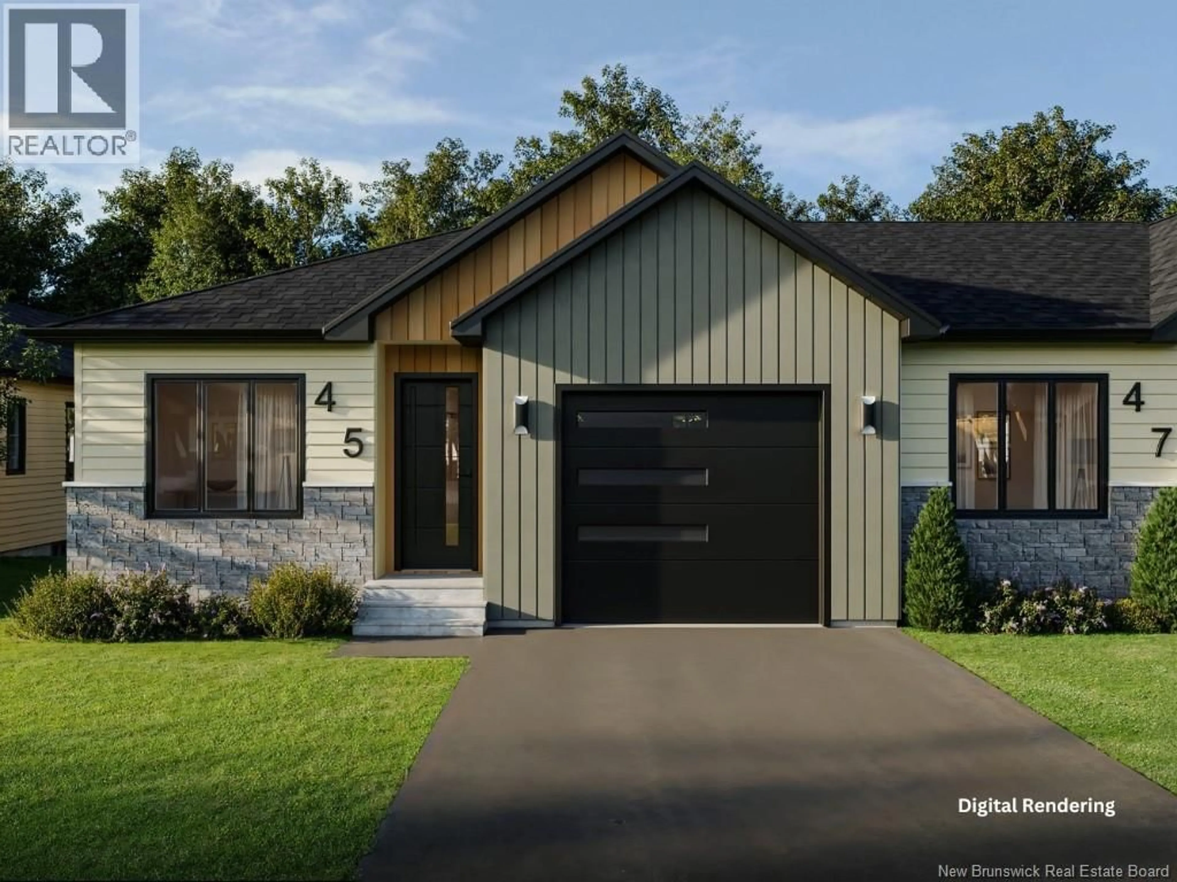 Home with vinyl exterior material, street for 23 VIOLA LÉGER, Dieppe New Brunswick E1A0L8
