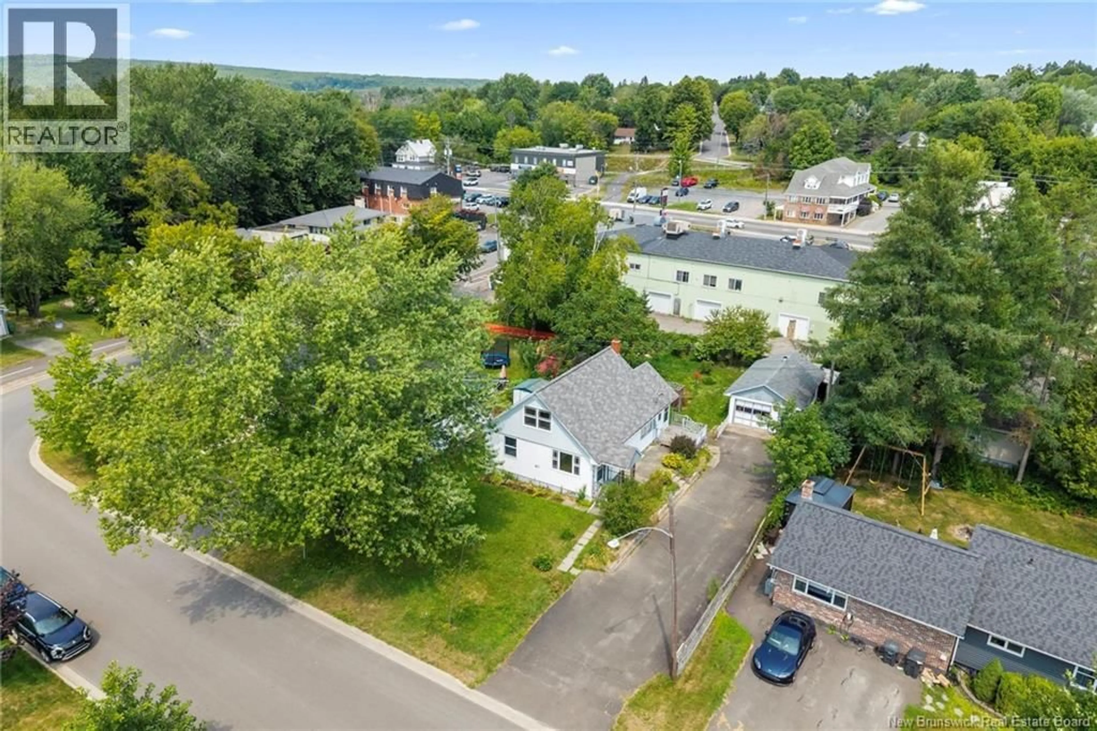 A pic from outside/outdoor area/front of a property/back of a property/a pic from drone, street for 41 HILLCOURT DRIVE, Fredericton New Brunswick E3A1S3