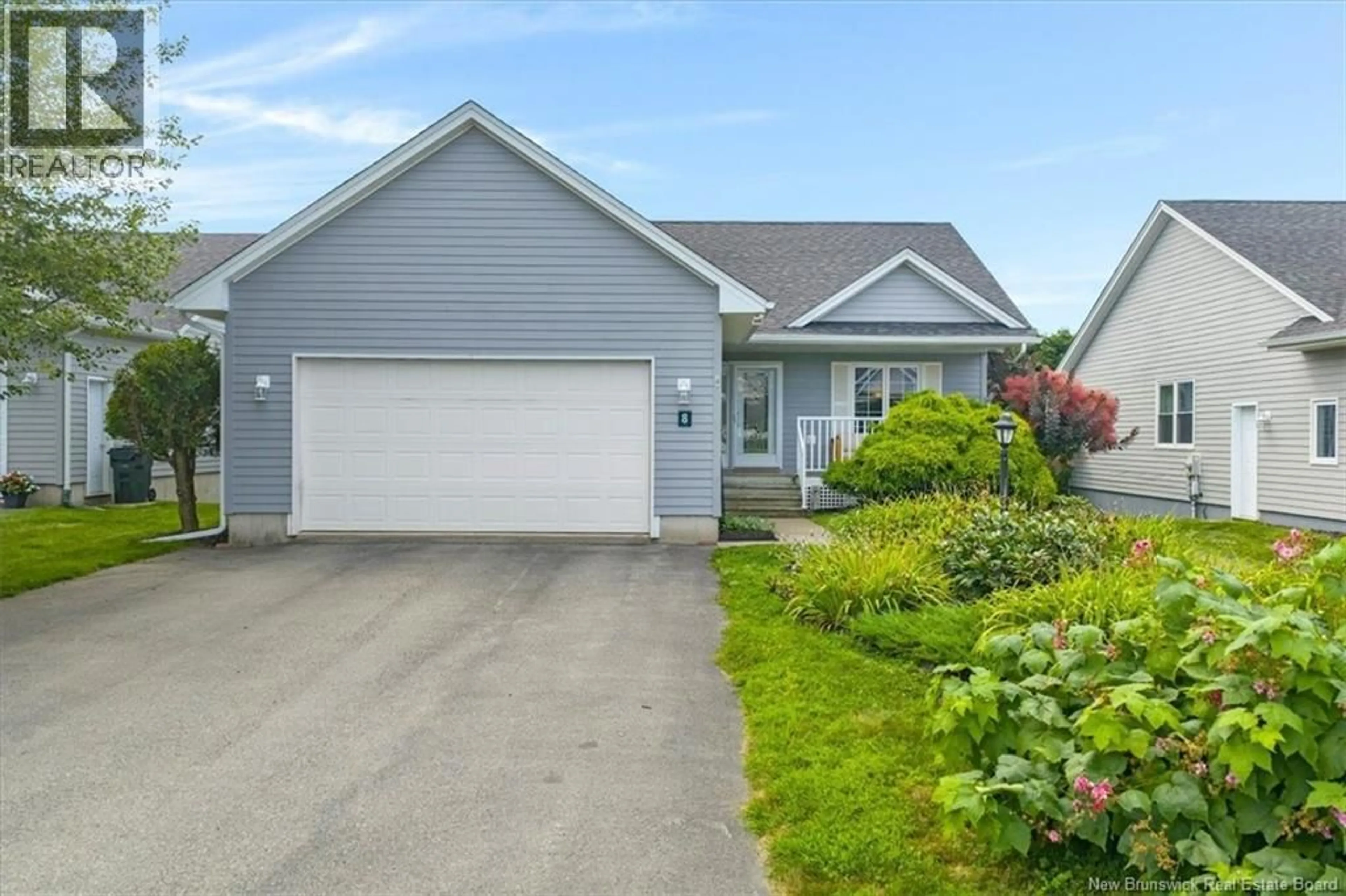 Home with vinyl exterior material, street for 8 DEVONAYER COURT, Rothesay New Brunswick E2E1L4