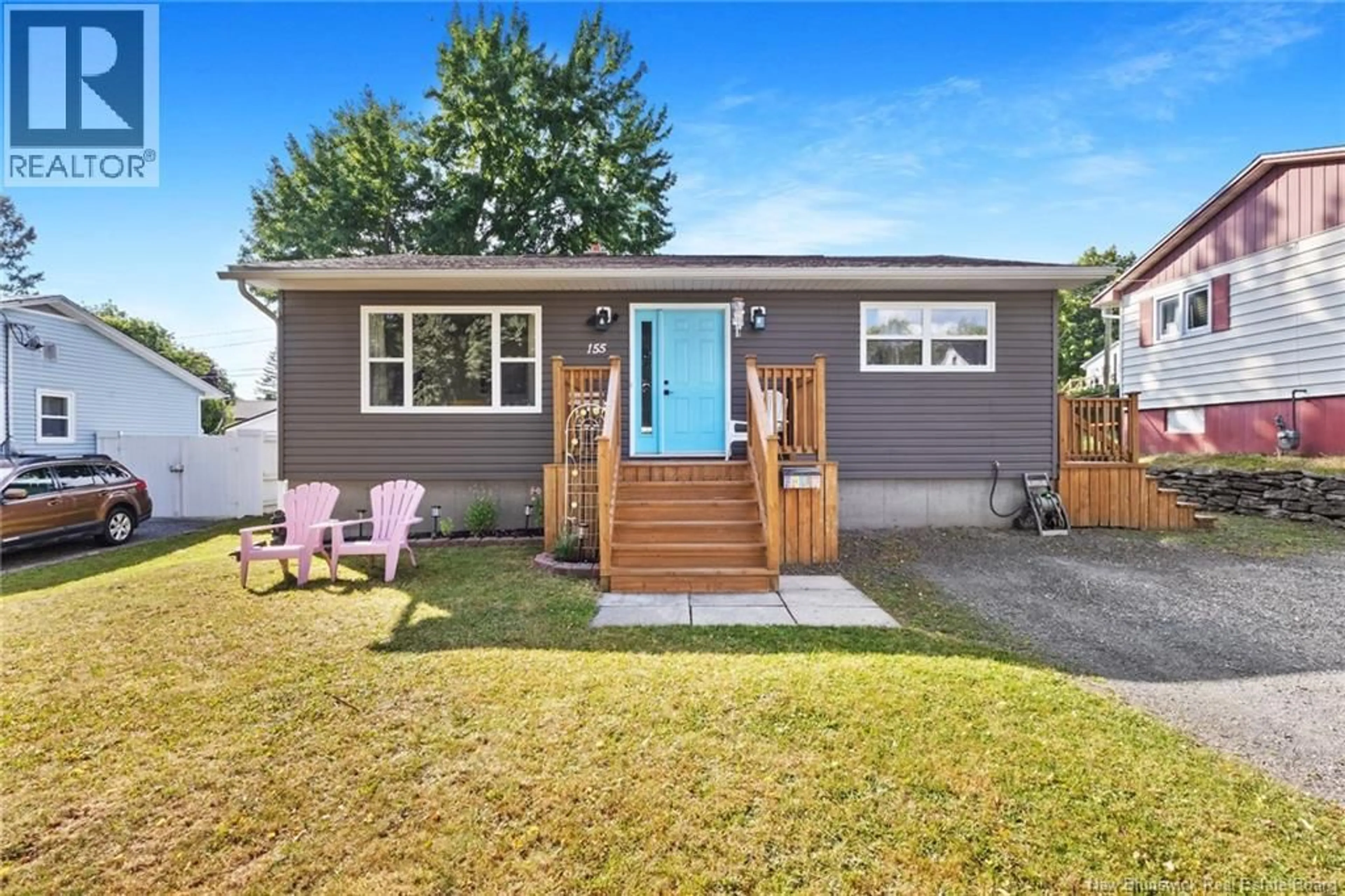 Home with vinyl exterior material, street for 155 DOUGLAS AVENUE, Fredericton New Brunswick E3A2N8
